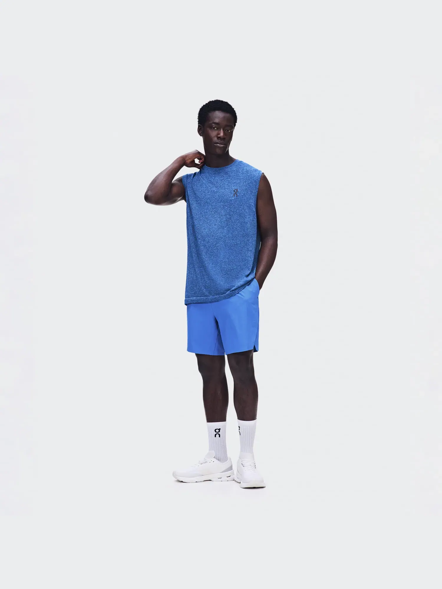 Мужские шорты для тренировок 18 см с боковыми разрезами Train Shorts 7" On, Jay — 9