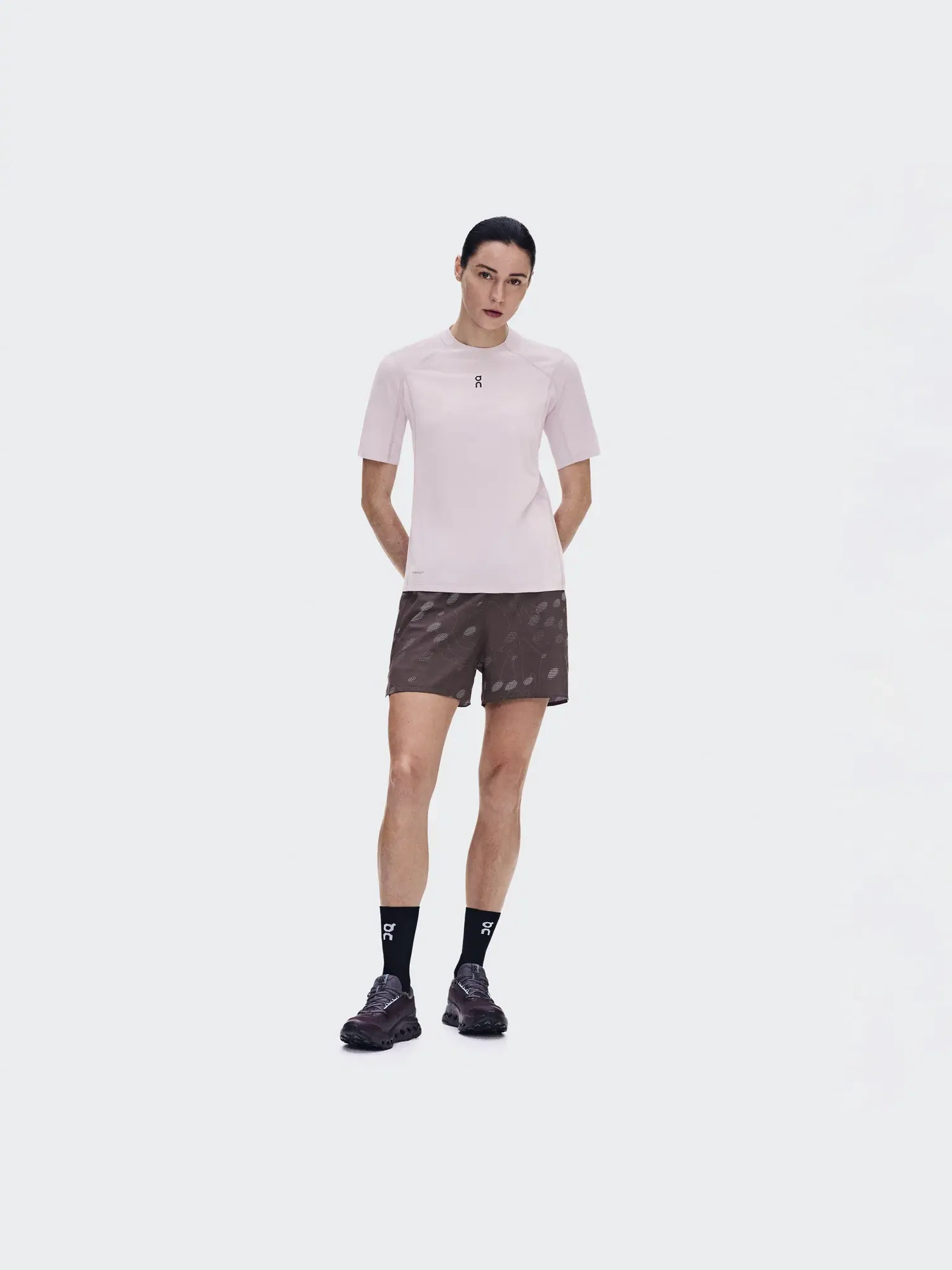 Женские шорты для бега с поясом для хранения On Trail Shorts — 9
