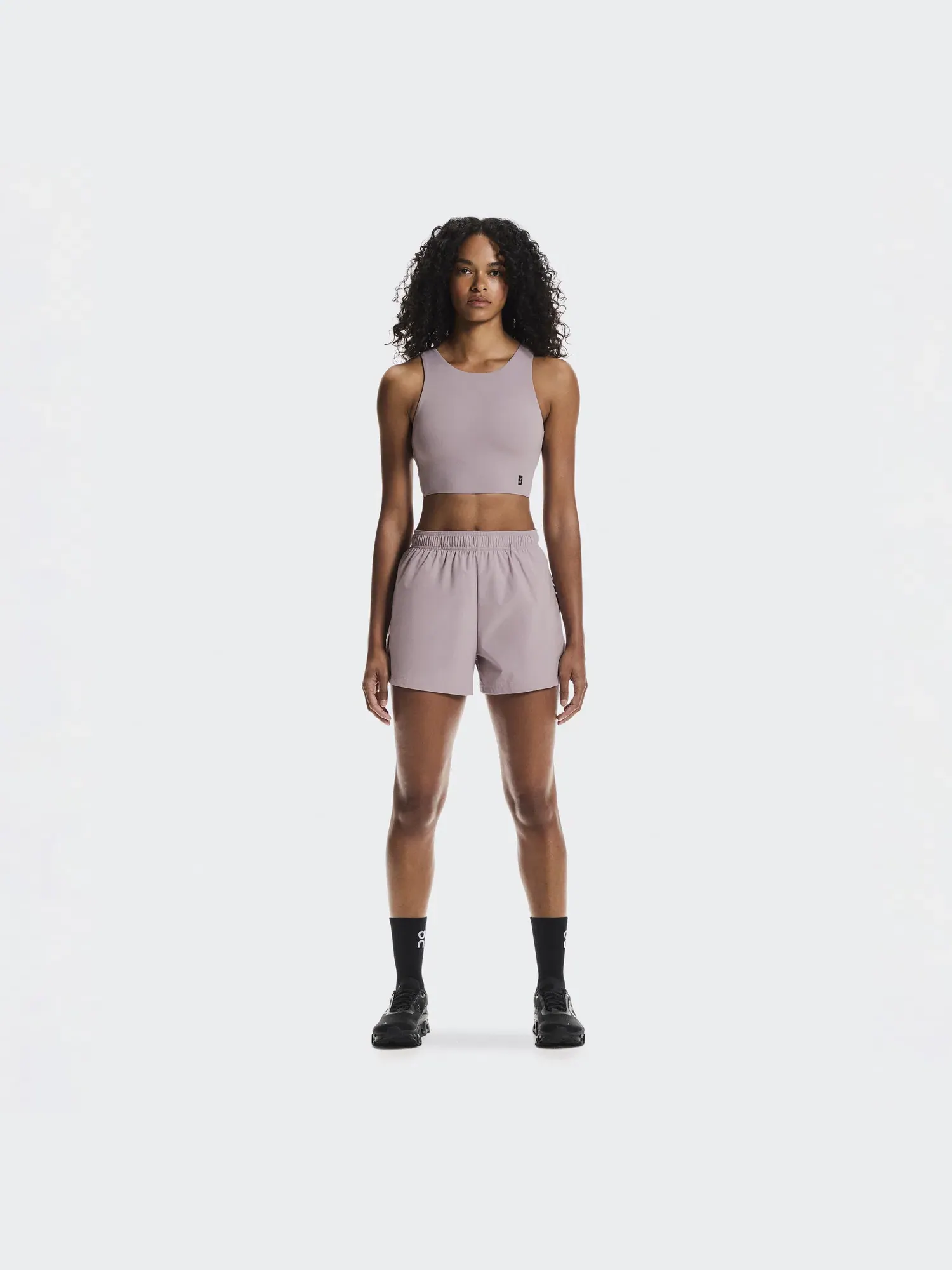 Женские беговые шорты с внутренними трусами On Core Shorts, Heron — 8