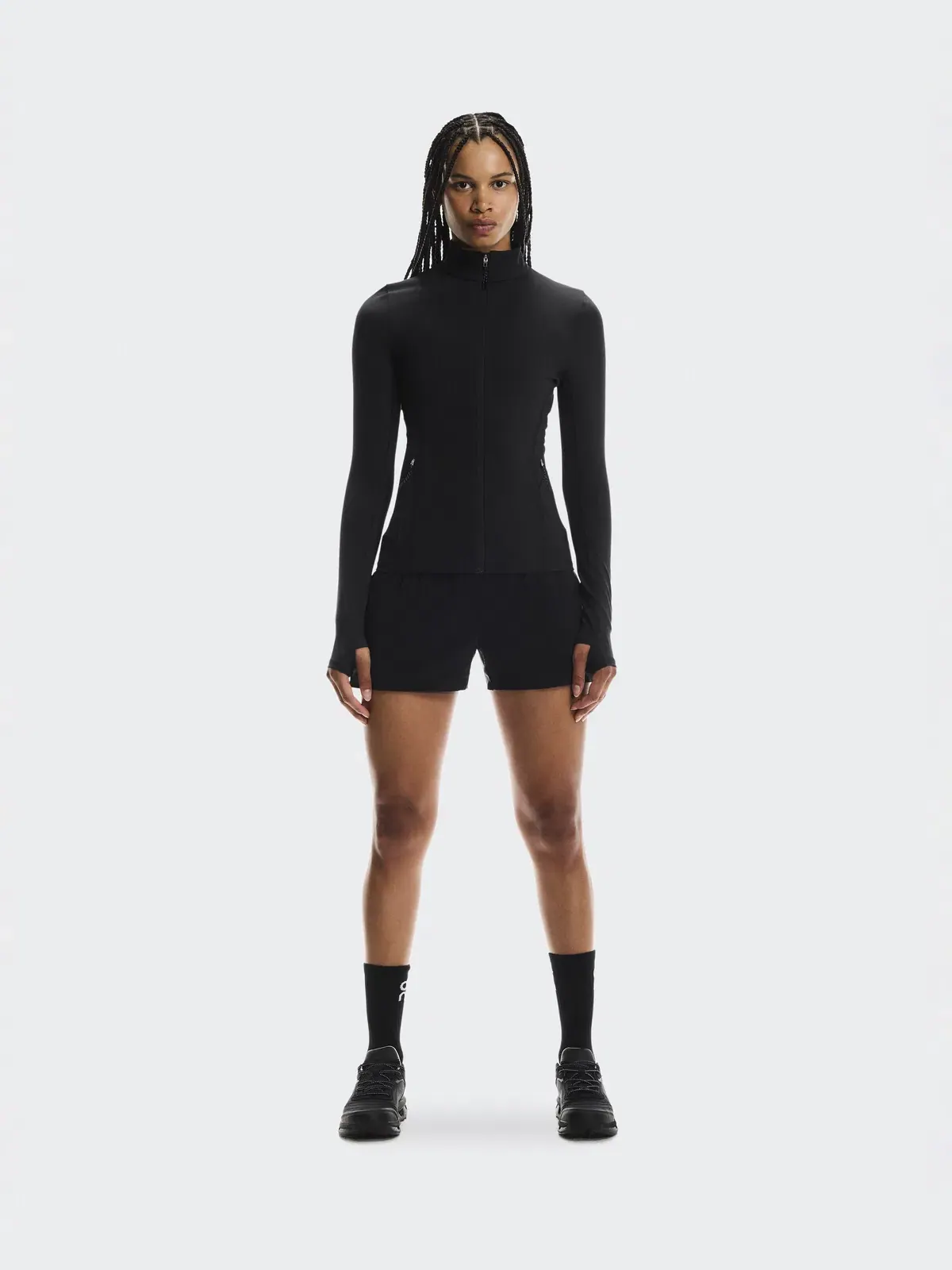 Женские шорты с двойным слоем сетки Mesh Shorts On — 2