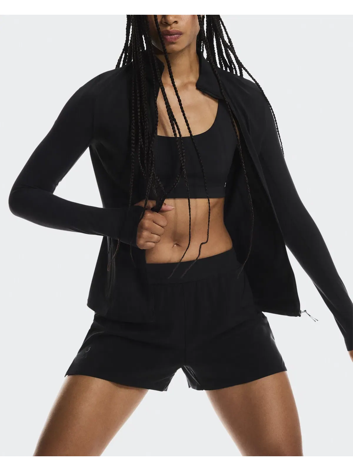 Женские шорты с двойным слоем сетки Mesh Shorts On — 8