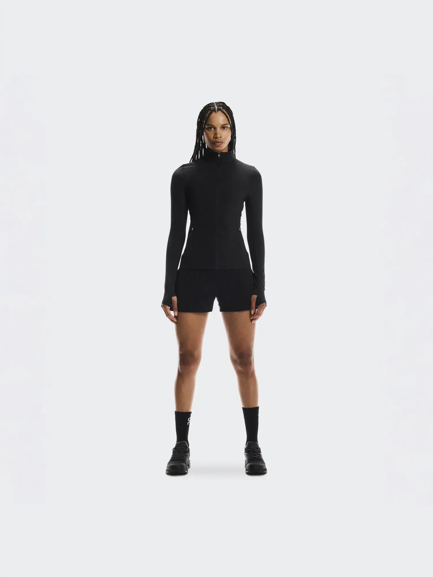 Женские шорты с двойным слоем сетки Mesh Shorts On — 9