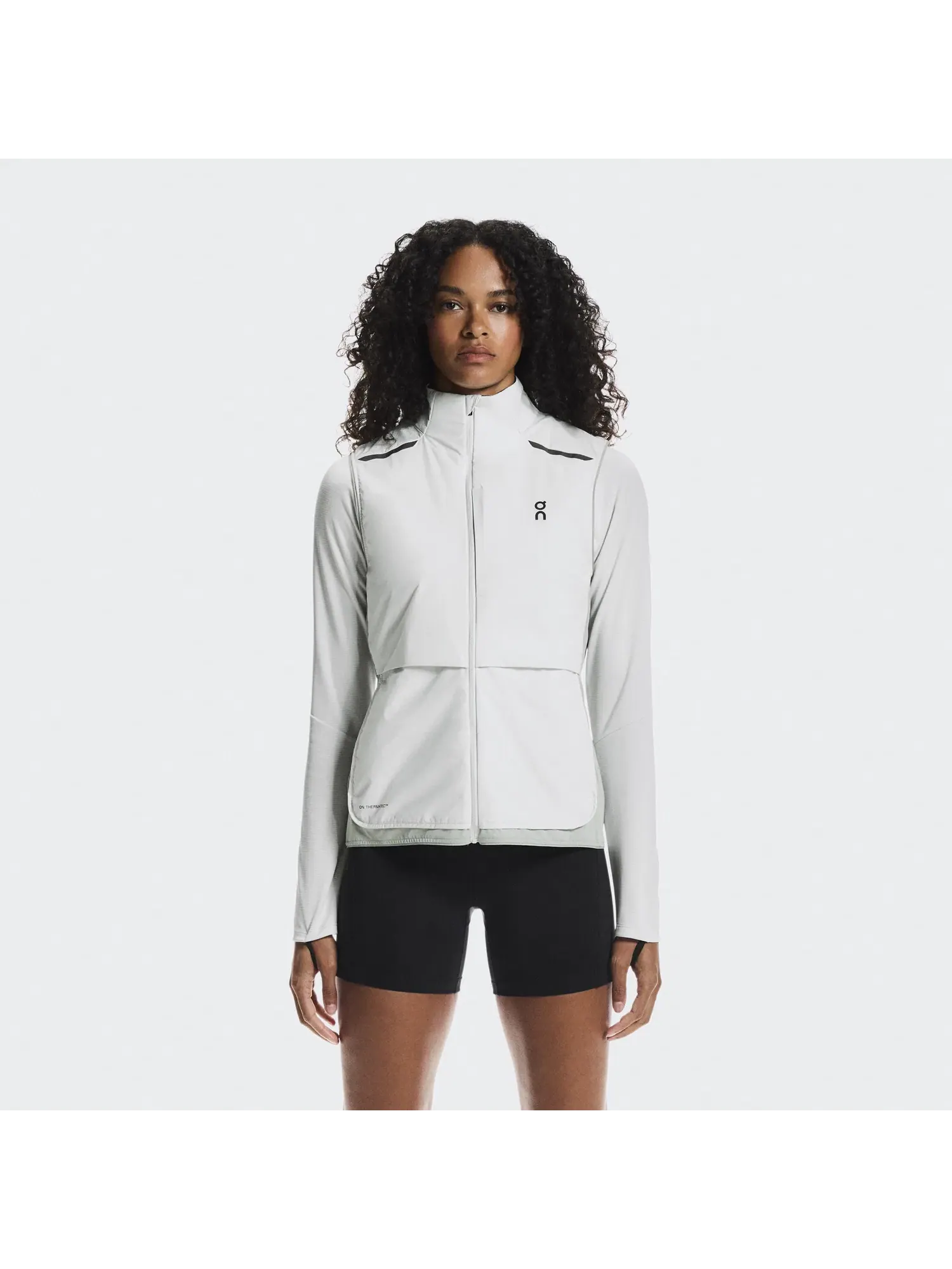 Женский жилет для бега утепляющий On Weather Vest, Iceberg Tin — 11