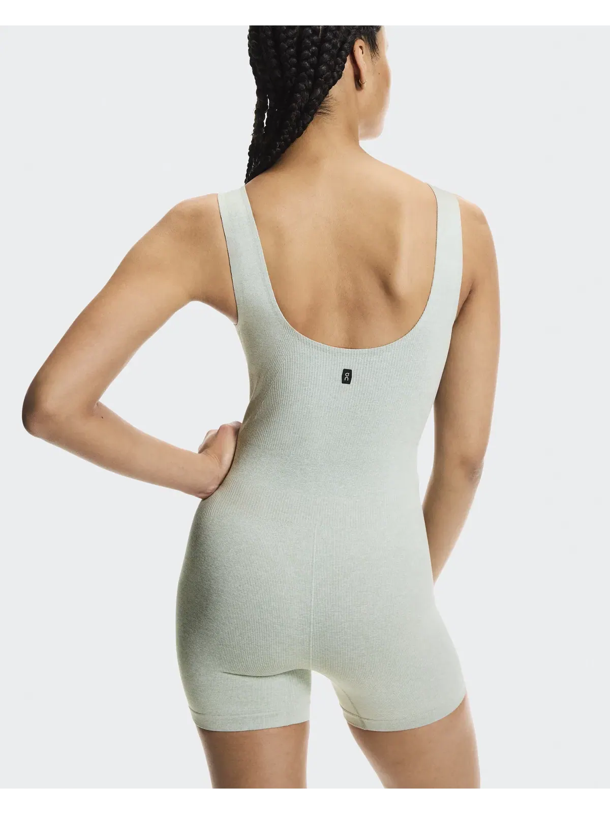 Женский боди-комбинезон бесшовный Studio Knit Bodysuit On, Mineral Heather — 5