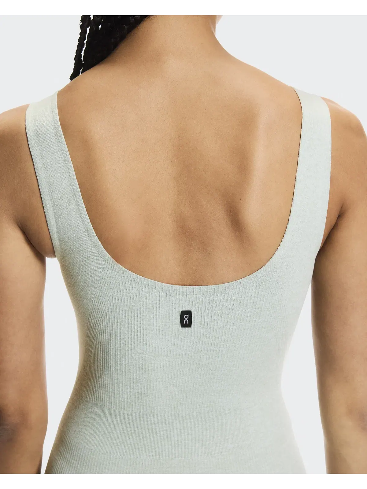Женский боди-комбинезон бесшовный Studio Knit Bodysuit On, Mineral Heather — 6