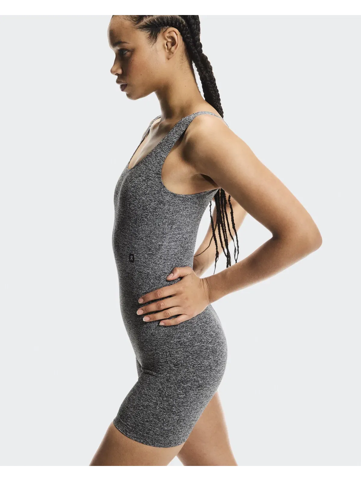 Женский боди-комбинезон бесшовный с 4-way stretch Studio Knit Bodysuit On — 7