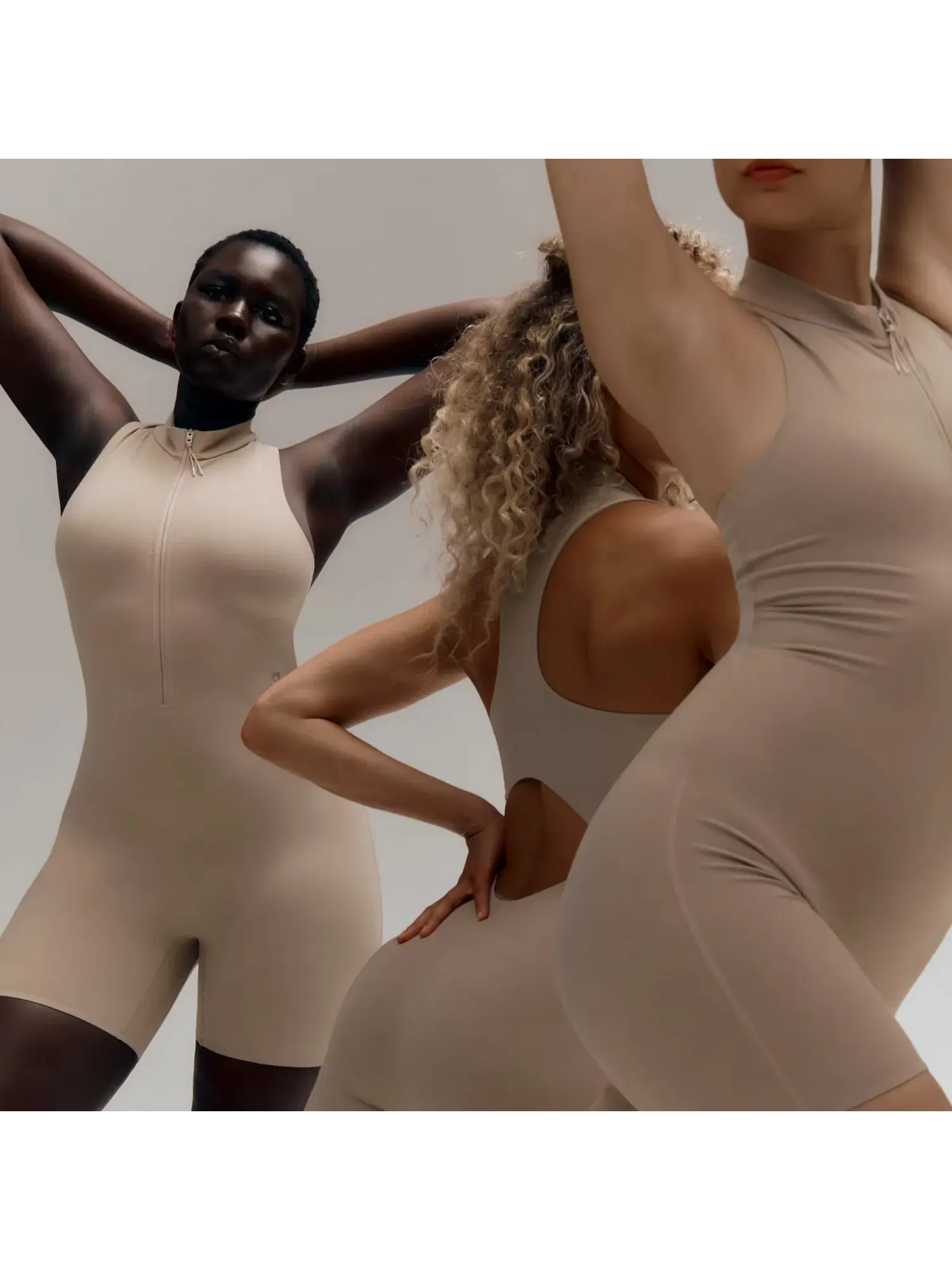 Женское боди для тренировок с сетчатой спинкой Studio Bodysuit On — 10