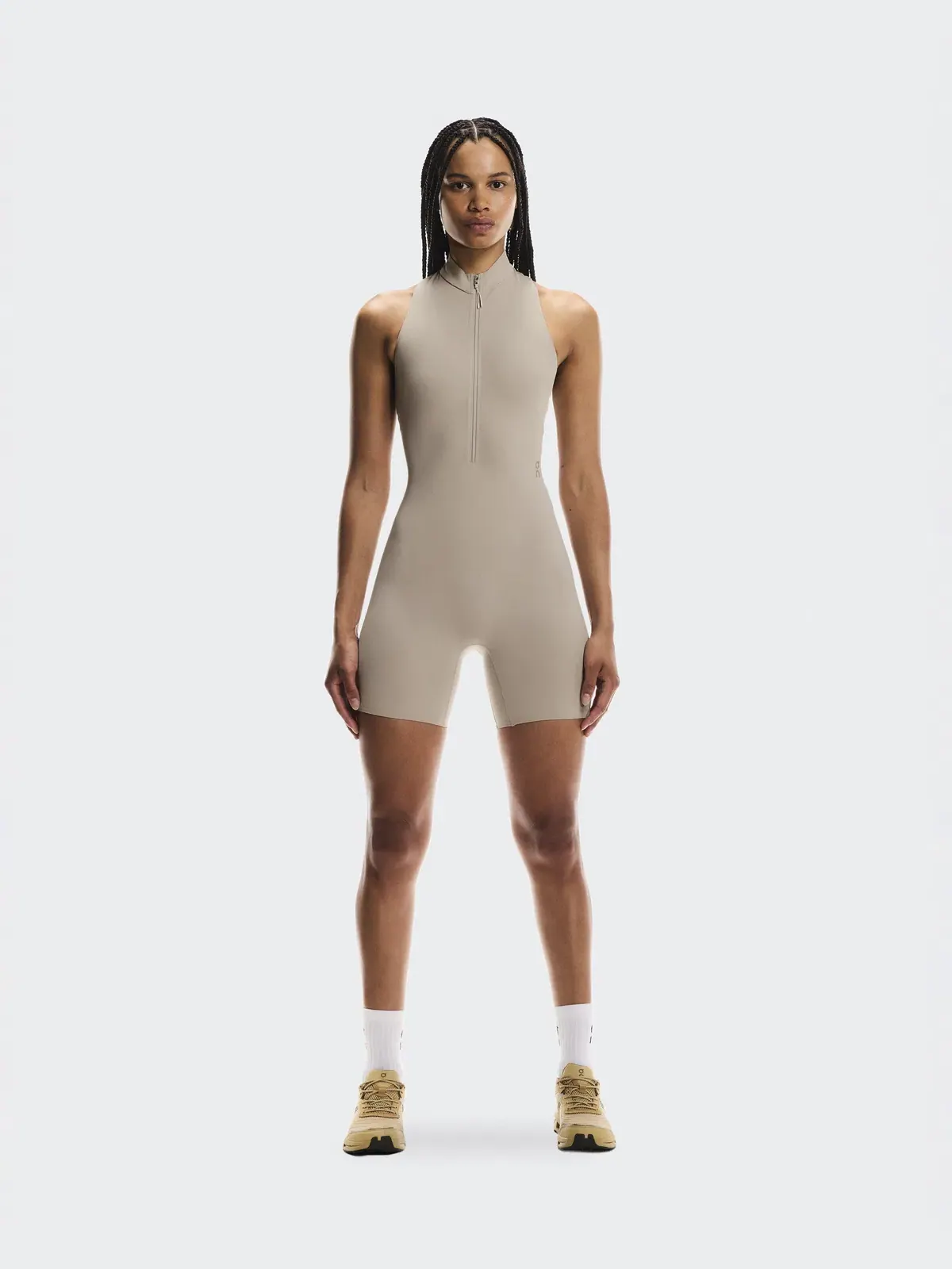 Женское боди для тренировок с сетчатой спинкой Studio Bodysuit On — 3