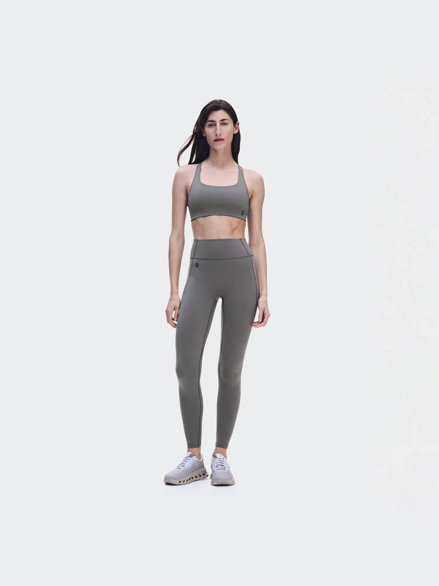 Женские леггинсы с высокой посадкой без передних швов Studio Leggings On, Ember — 11