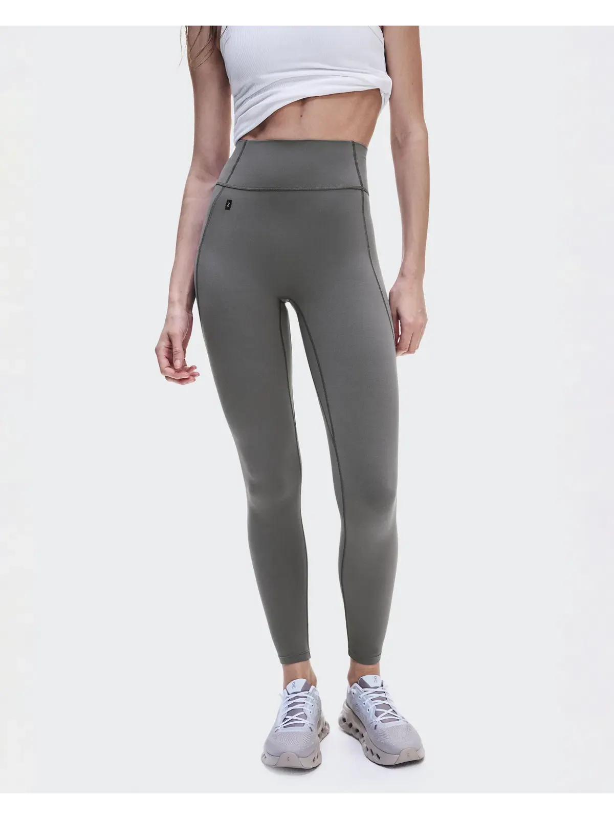 Женские леггинсы с высокой посадкой без передних швов Studio Leggings On, Ember — 3
