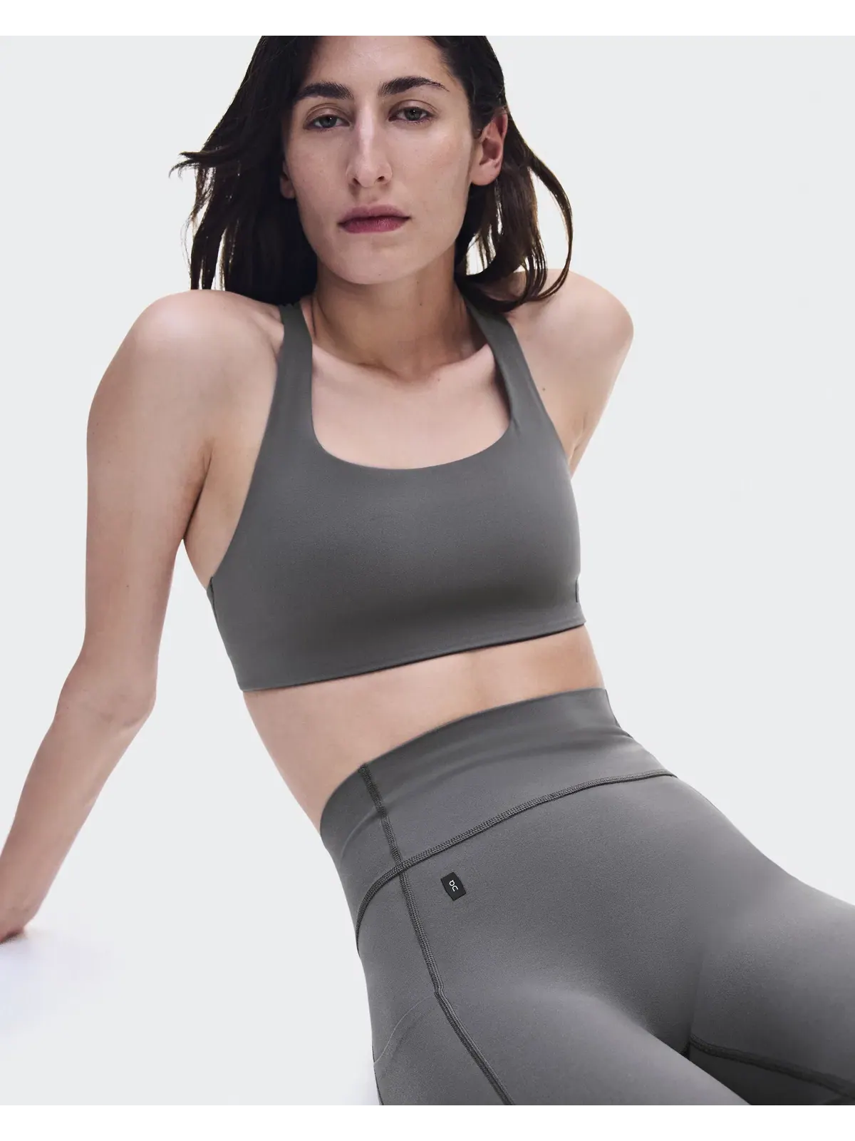 Женские леггинсы с высокой посадкой без передних швов Studio Leggings On, Ember — 6