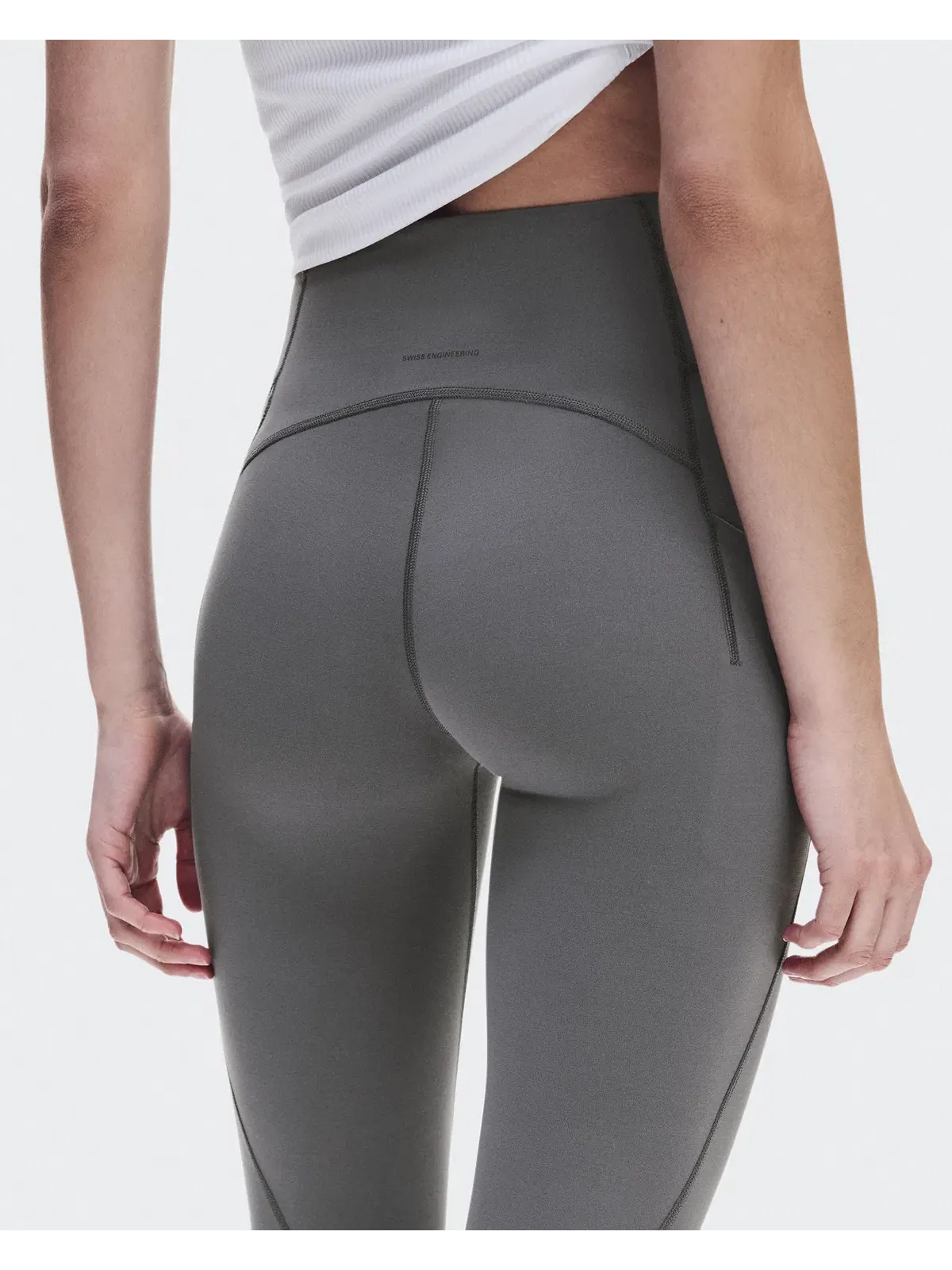 Женские леггинсы с высокой посадкой без передних швов Studio Leggings On, Ember — 7
