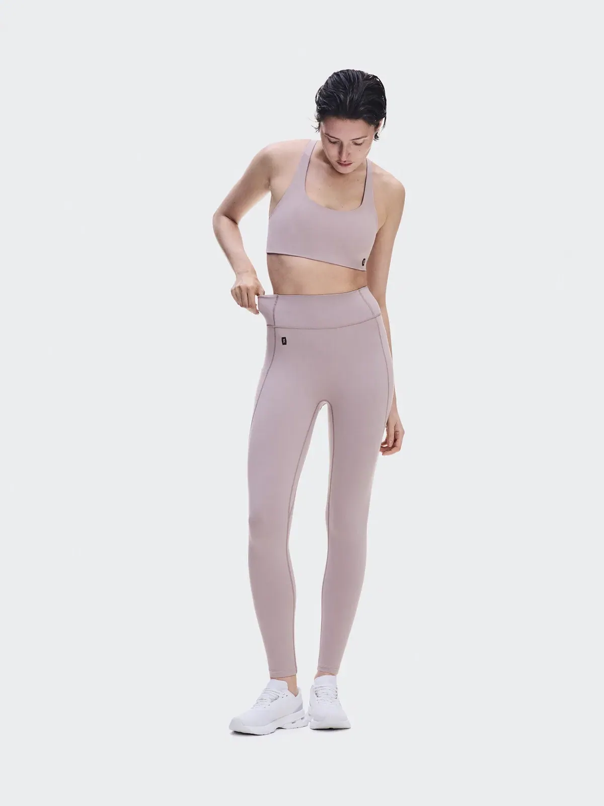 Женские леггинсы с высокой посадкой Studio Leggings On, Heron — 2