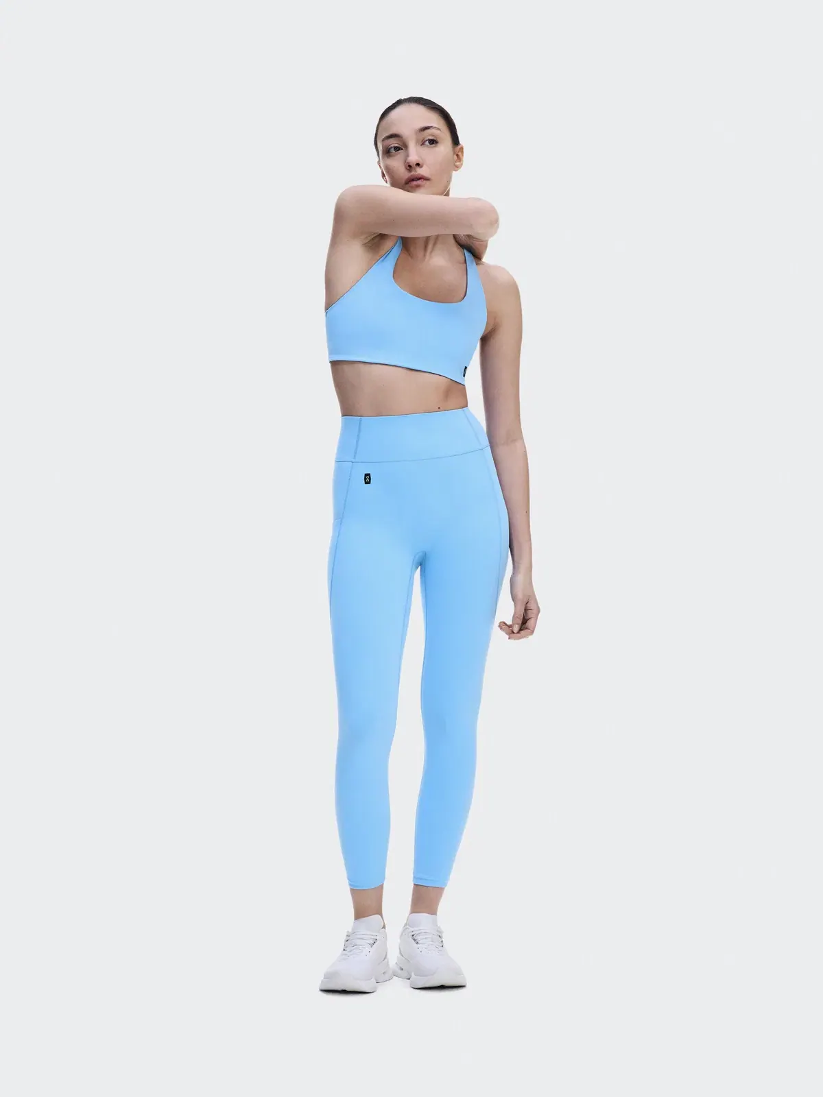 Женские леггинсы 7/8 с высокой посадкой и карманом для телефона Studio Leggings On, Gourami — 2