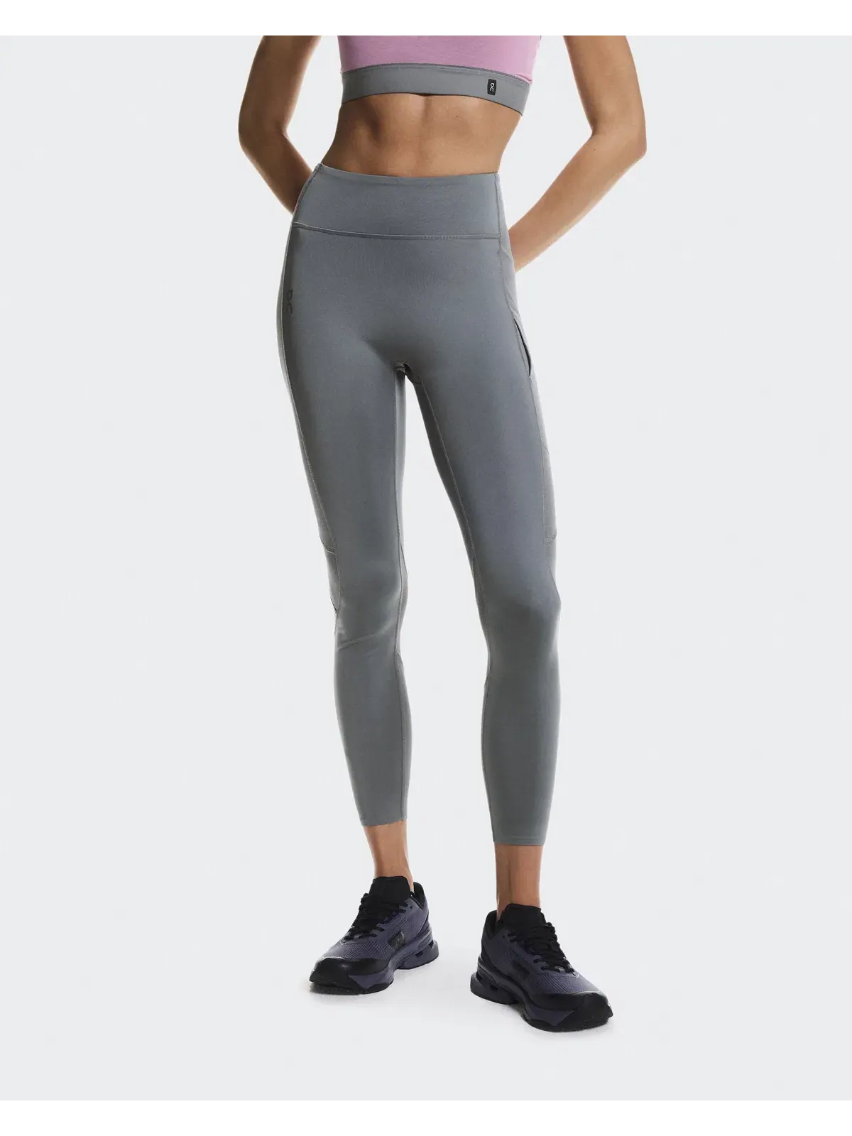 Женские леггинсы для тренировок с принтом Train Volt Tights 7/8 On — 4