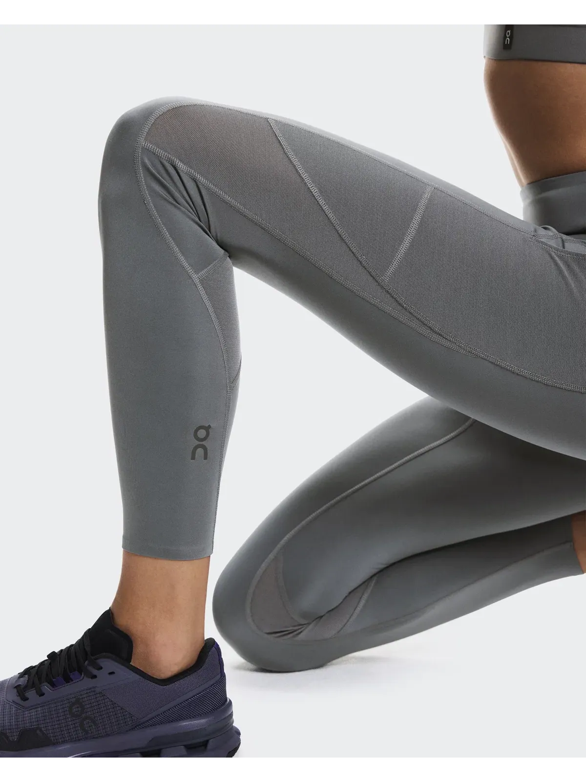 Женские леггинсы для тренировок с принтом Train Volt Tights 7/8 On — 7