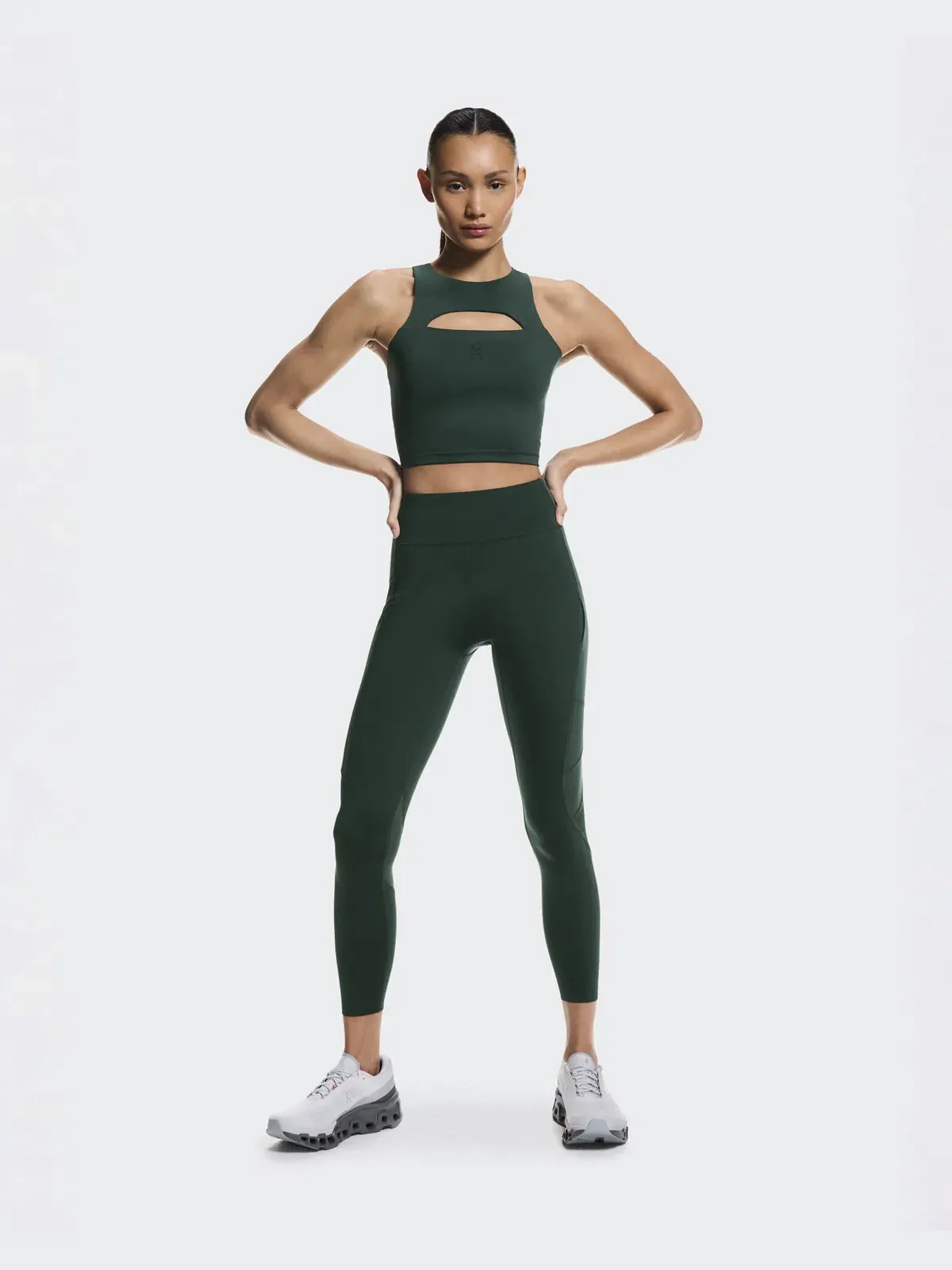 Женские леггинсы тренировочные с карманами Train Volt Tights 7/8 On — 4