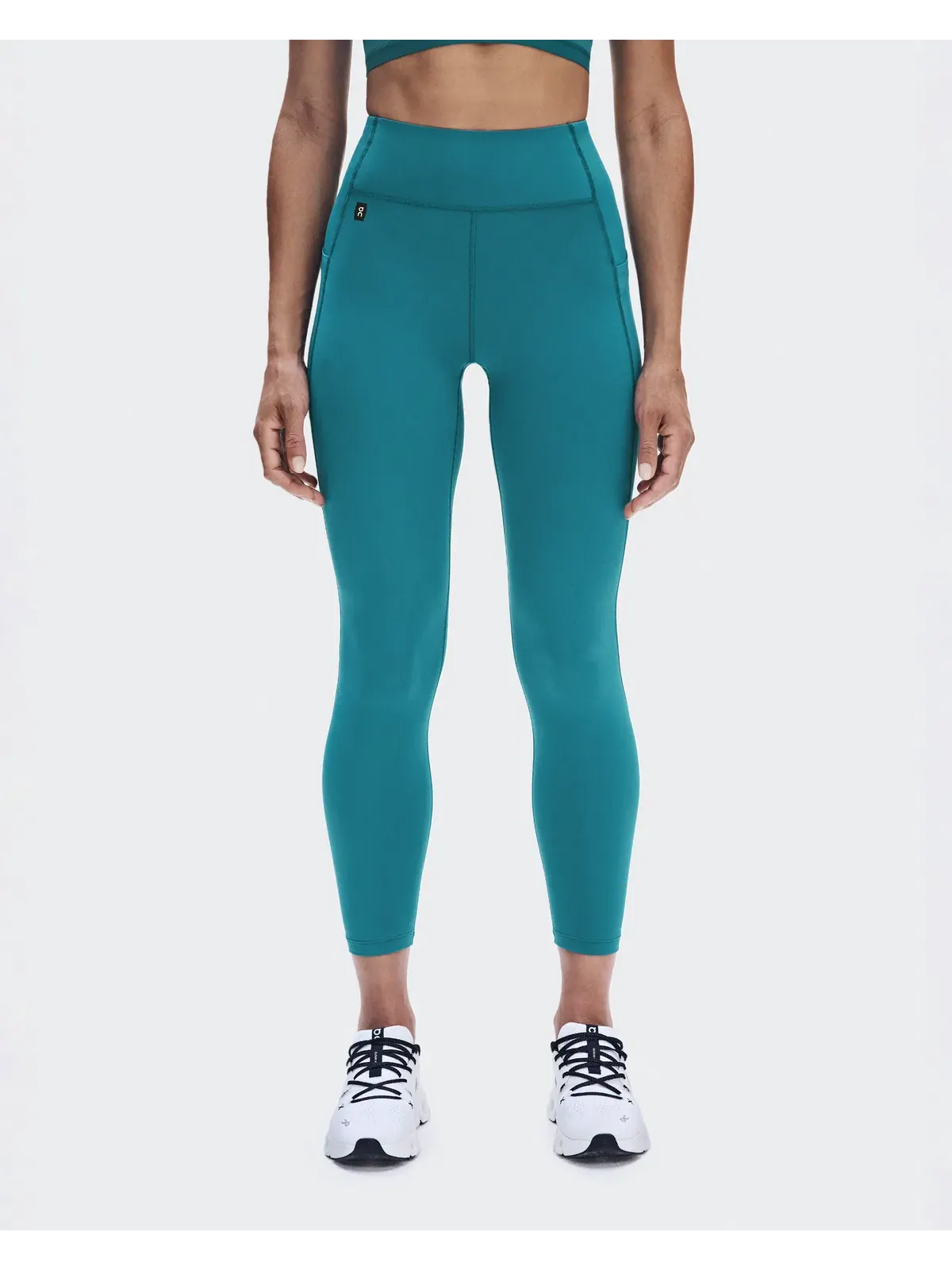 Женские леггинсы для тренировок с высокой посадкой Train Tights 7/8 On — 3