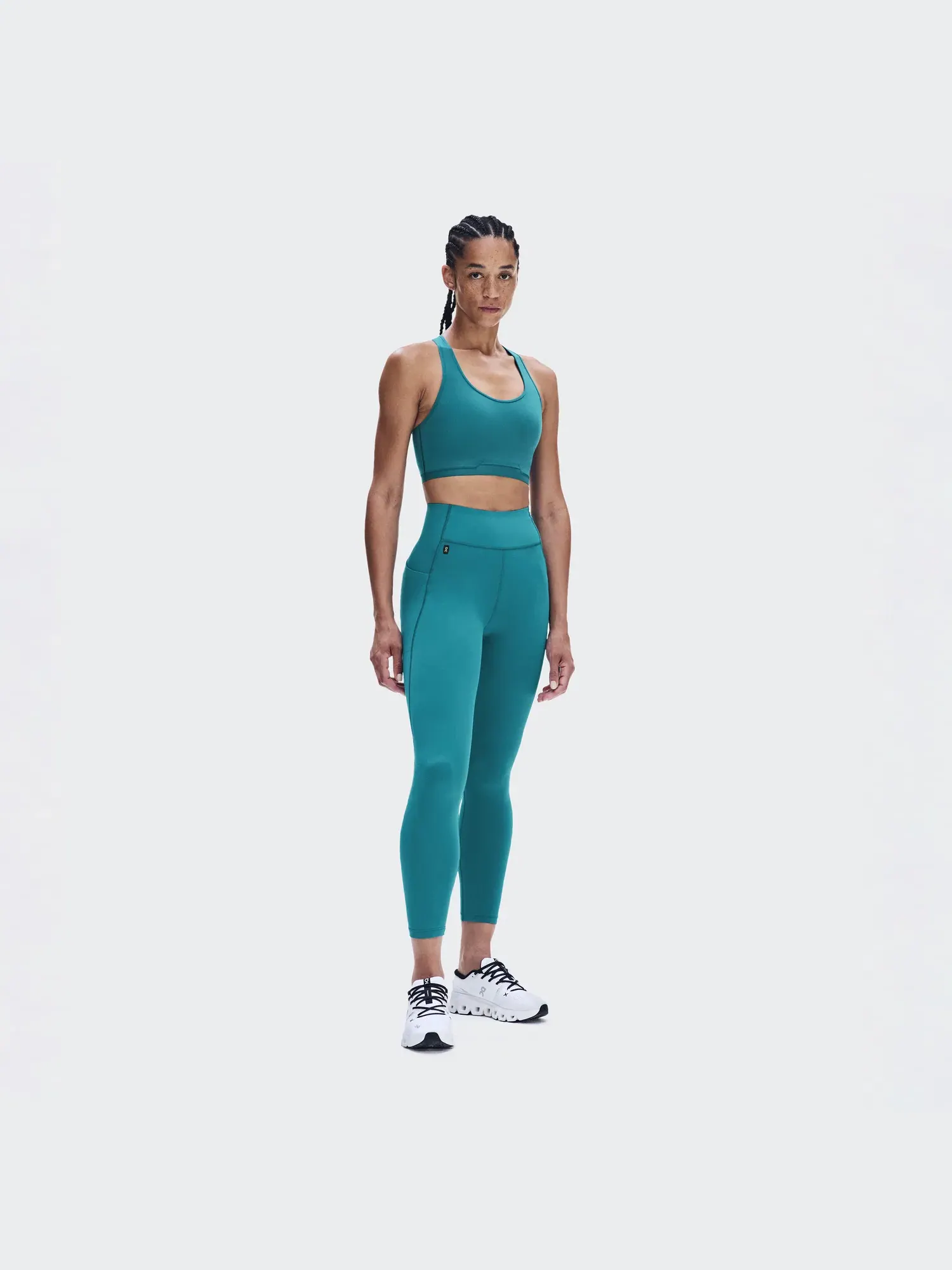 Женские леггинсы для тренировок с высокой посадкой Train Tights 7/8 On — 10
