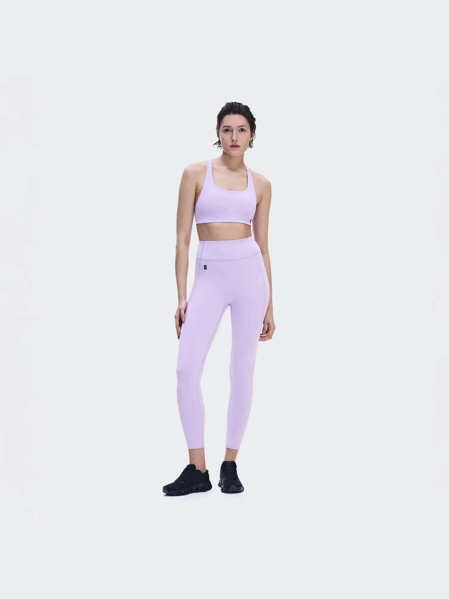 Женские леггинсы 7/8 с высокой посадкой и боковым карманом Studio Leggings On Bloom — 9