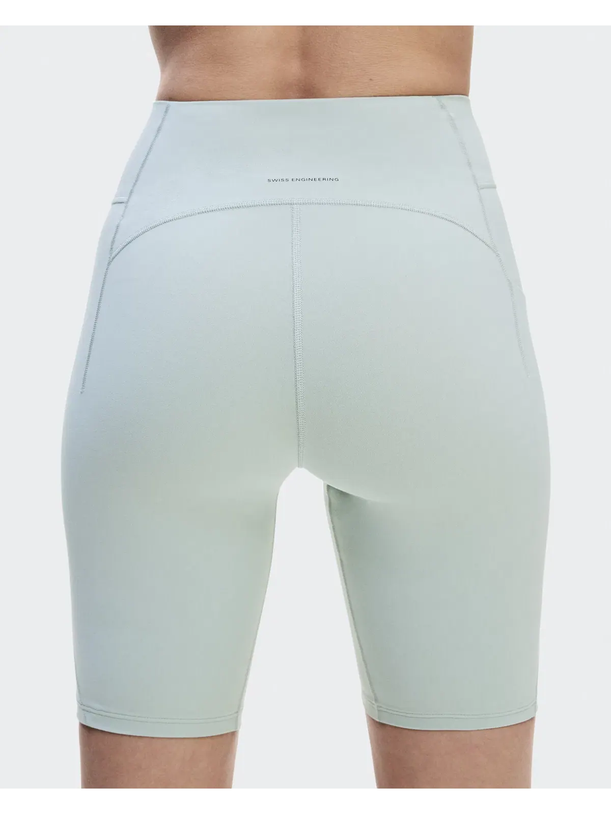 Женские шорты-леггинсы с высокой посадкой и карманом для телефона Studio Leggings Short On — 6