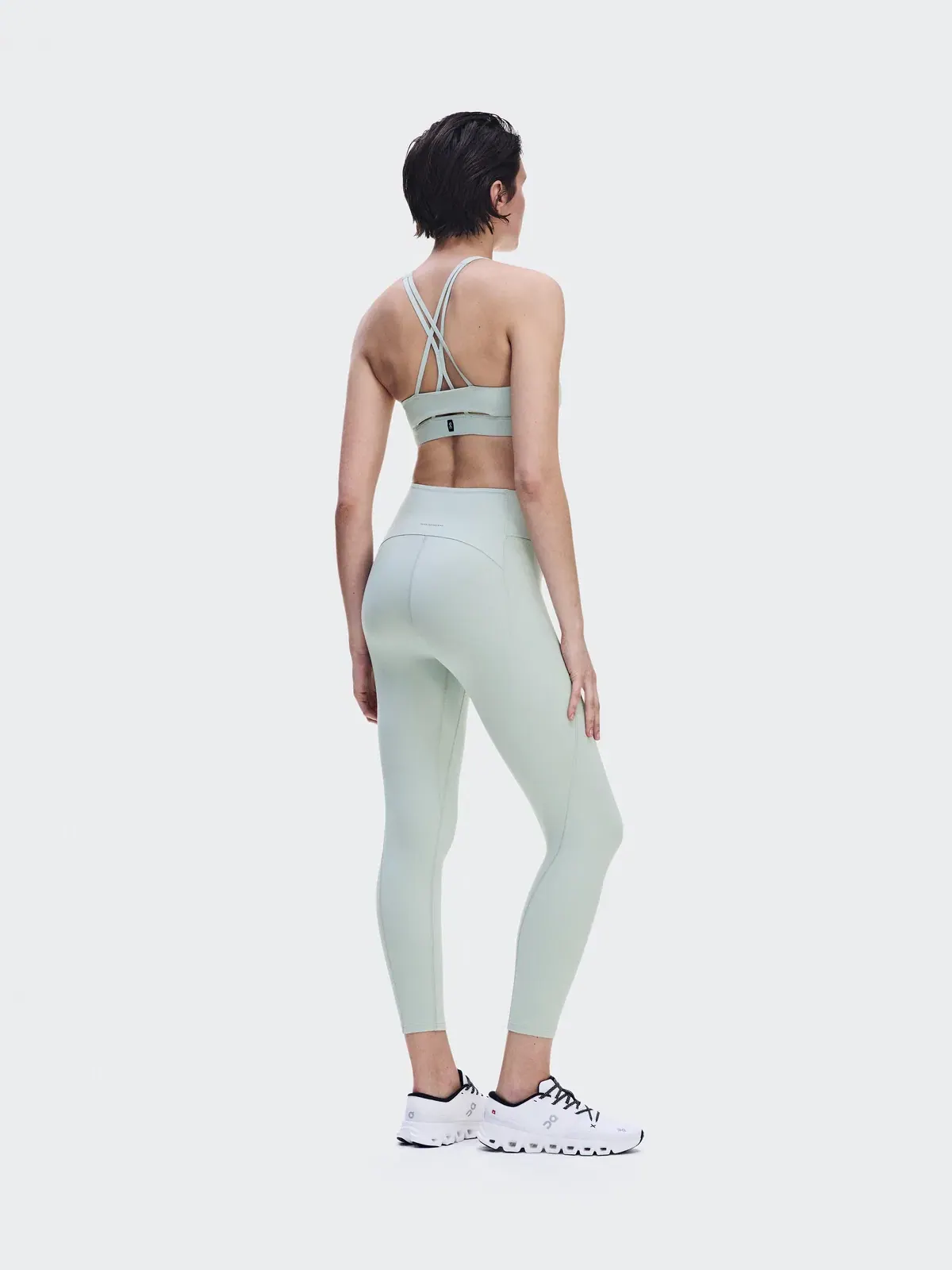 Женские леггинсы 7/8 с высокой посадкой Studio Leggings On Mineral — 4