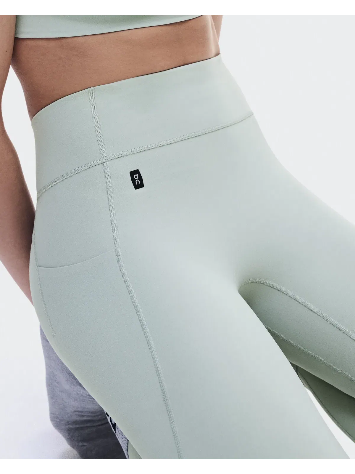 Женские леггинсы 7/8 с высокой посадкой Studio Leggings On Mineral — 5