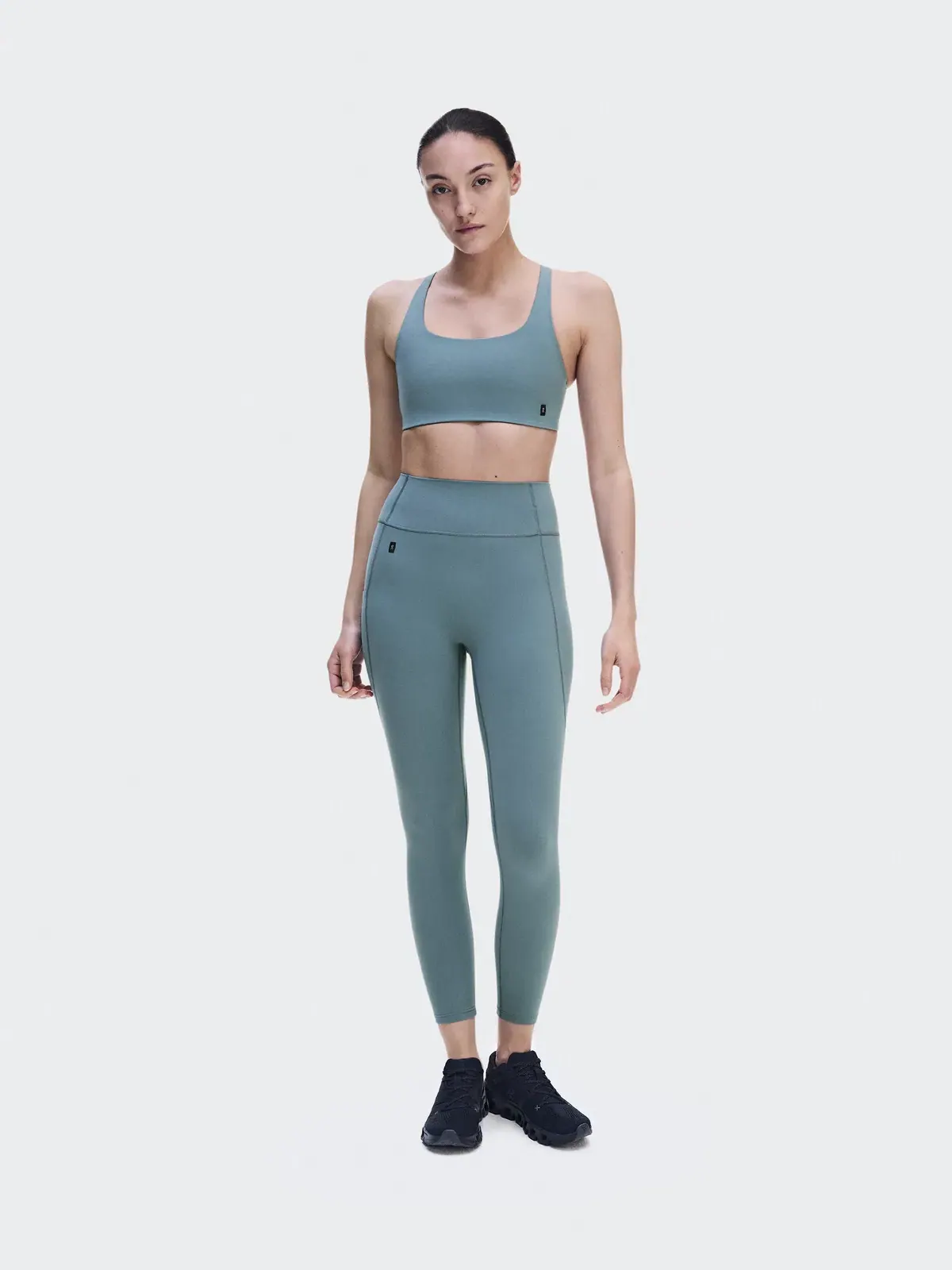 Женские леггинсы 7/8 с высокой посадкой Studio Leggings On Agave — 2