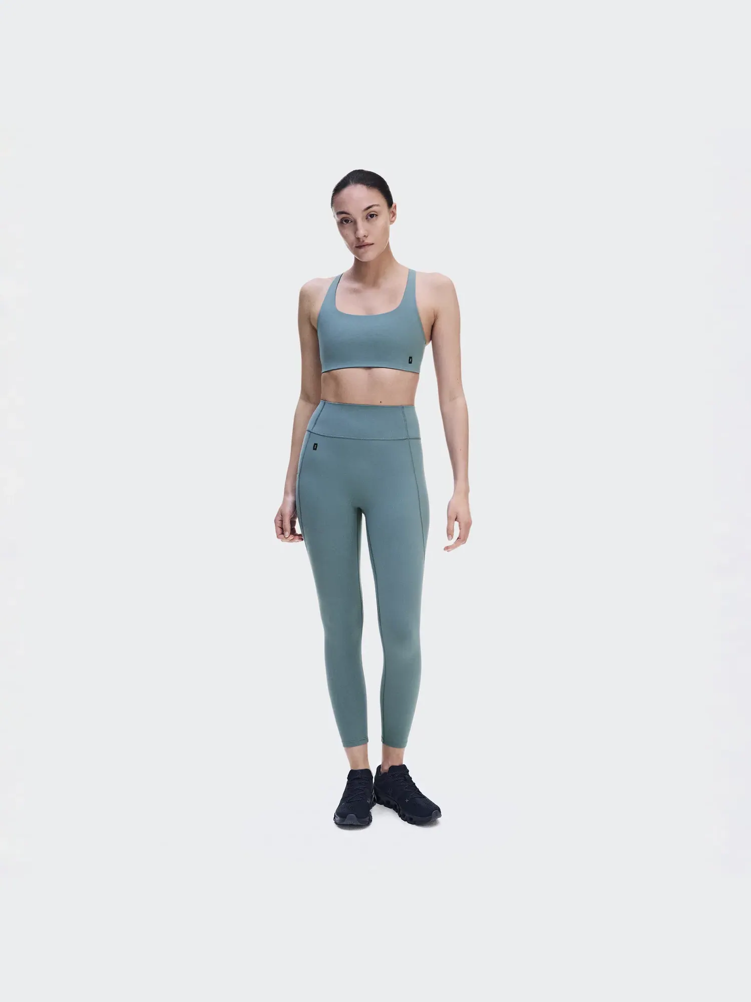 Женские леггинсы 7/8 с высокой посадкой Studio Leggings On Agave — 9