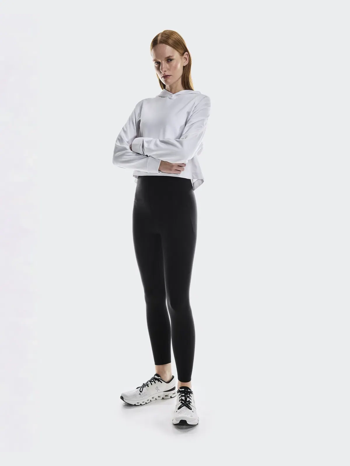 Женские леггинсы 7/8 с карманом Train Tights On Black — 4