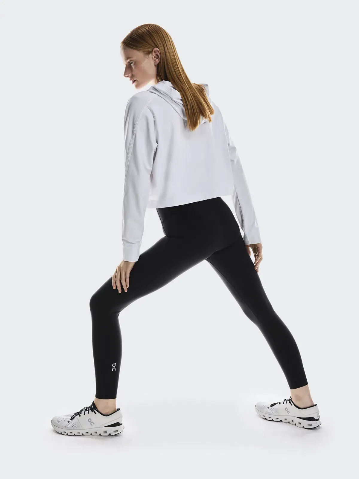 Женские леггинсы 7/8 с карманом Train Tights On Black — 8