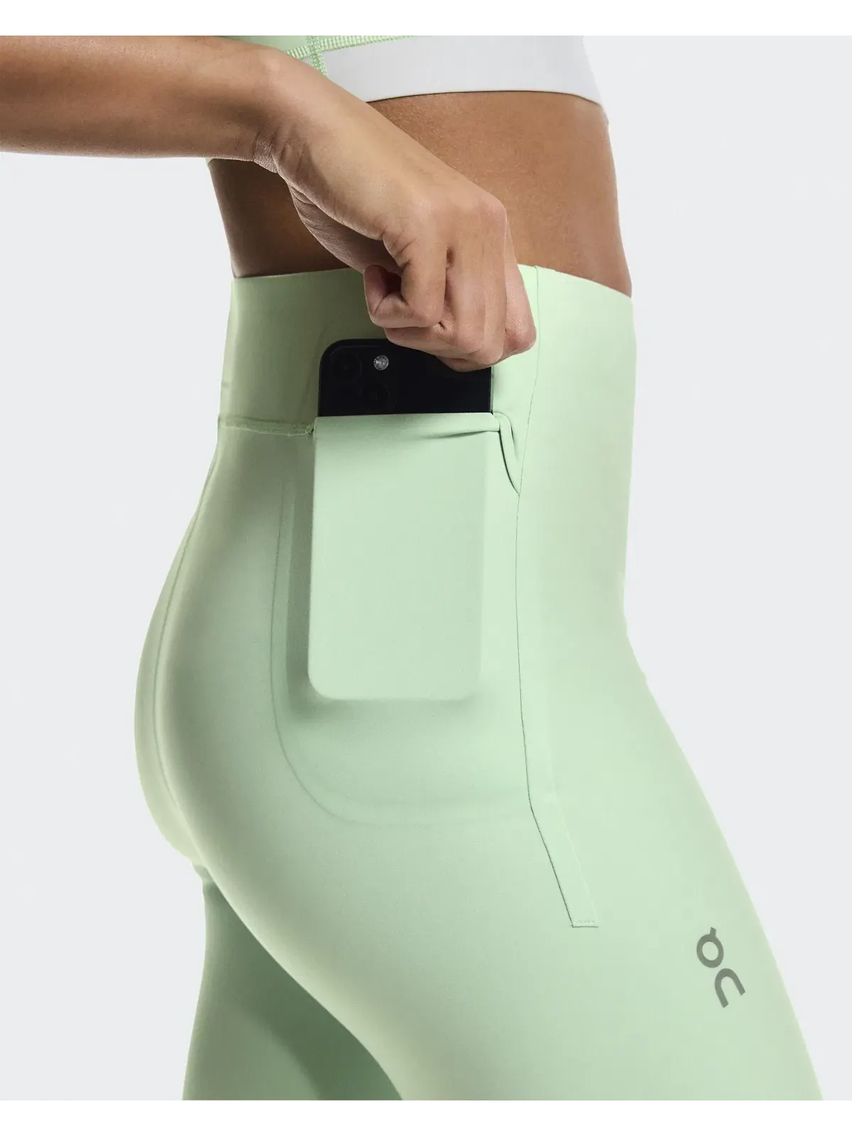 Женские леггинсы 7/8 с карманом Train Tights On, Creek — 8