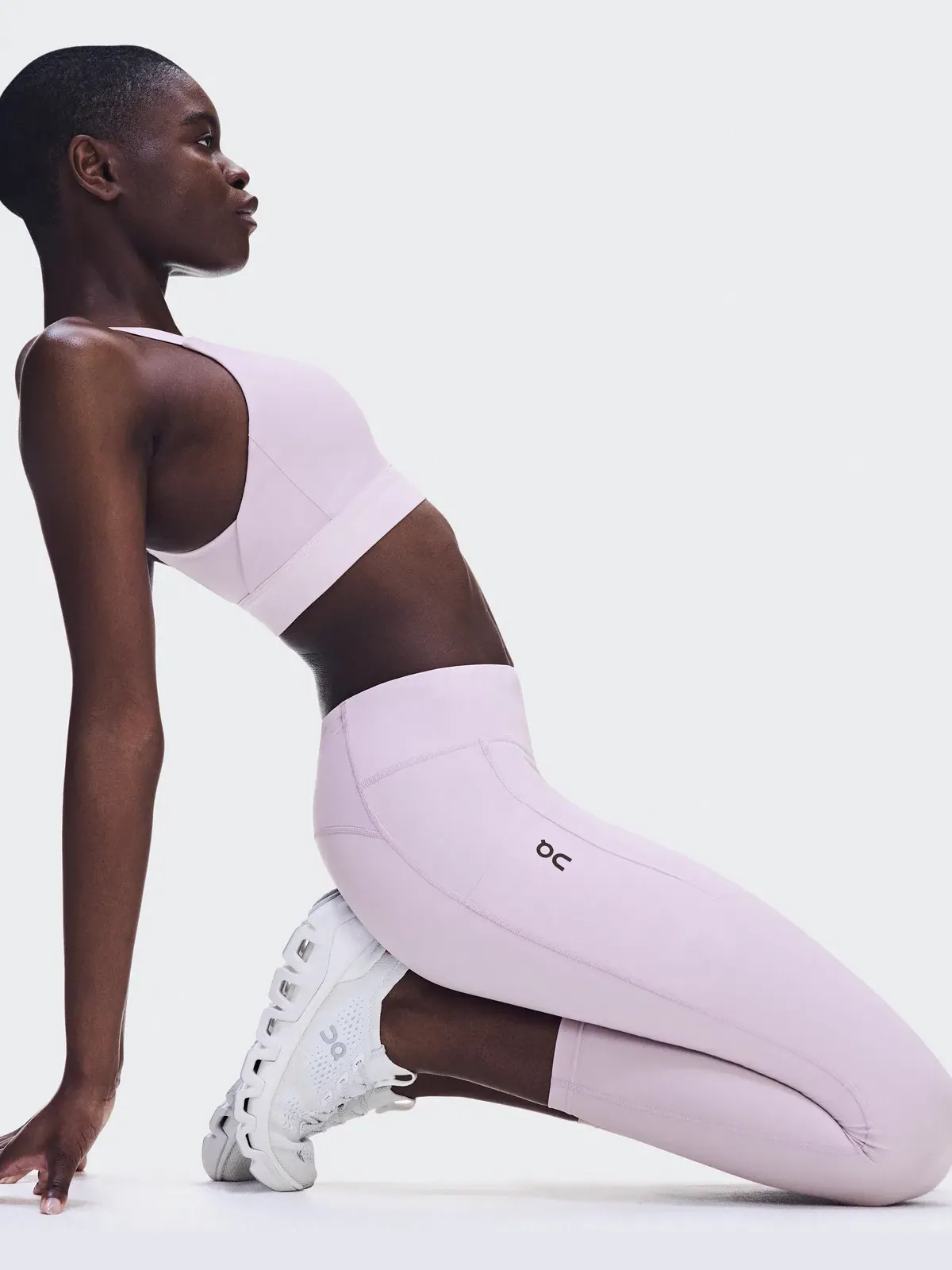 Женские леггинсы для бега 7/8 с приталенным кроем Performance Tights 7/8 On, Foxglove — 3