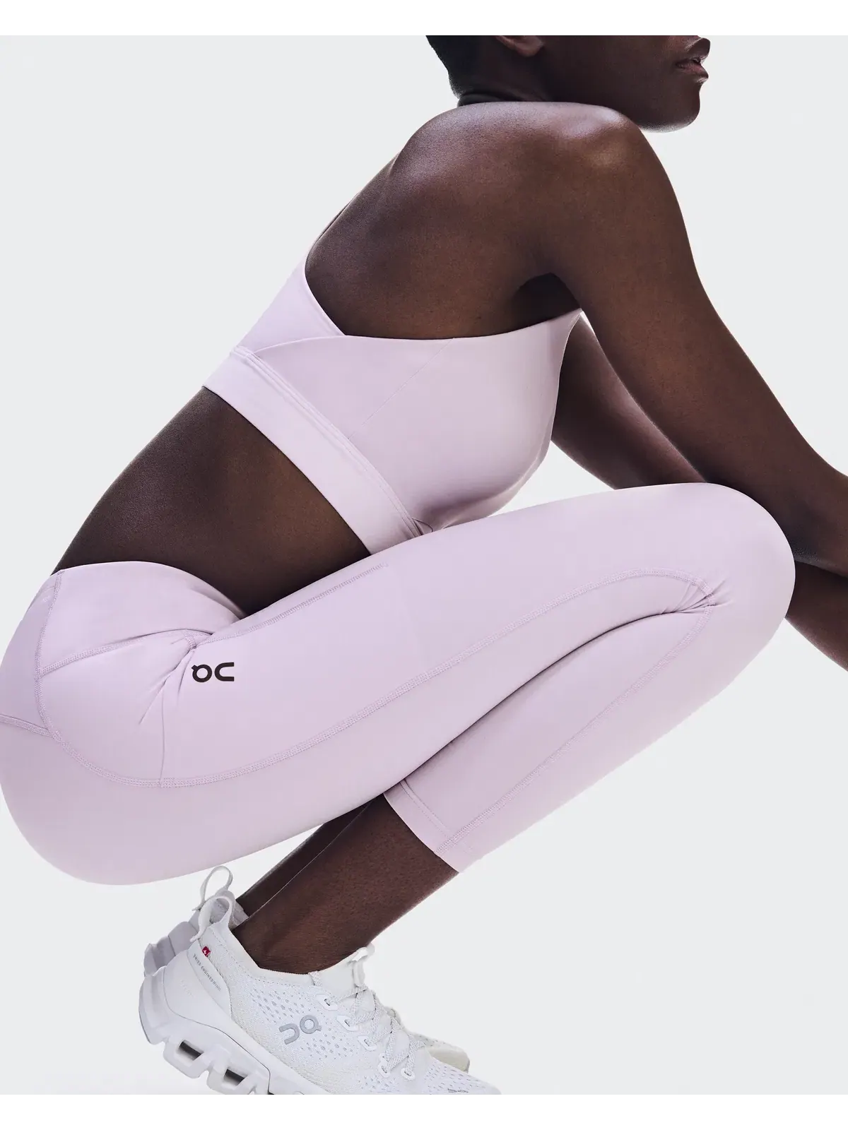 Женские леггинсы для бега 7/8 с приталенным кроем Performance Tights 7/8 On, Foxglove — 7