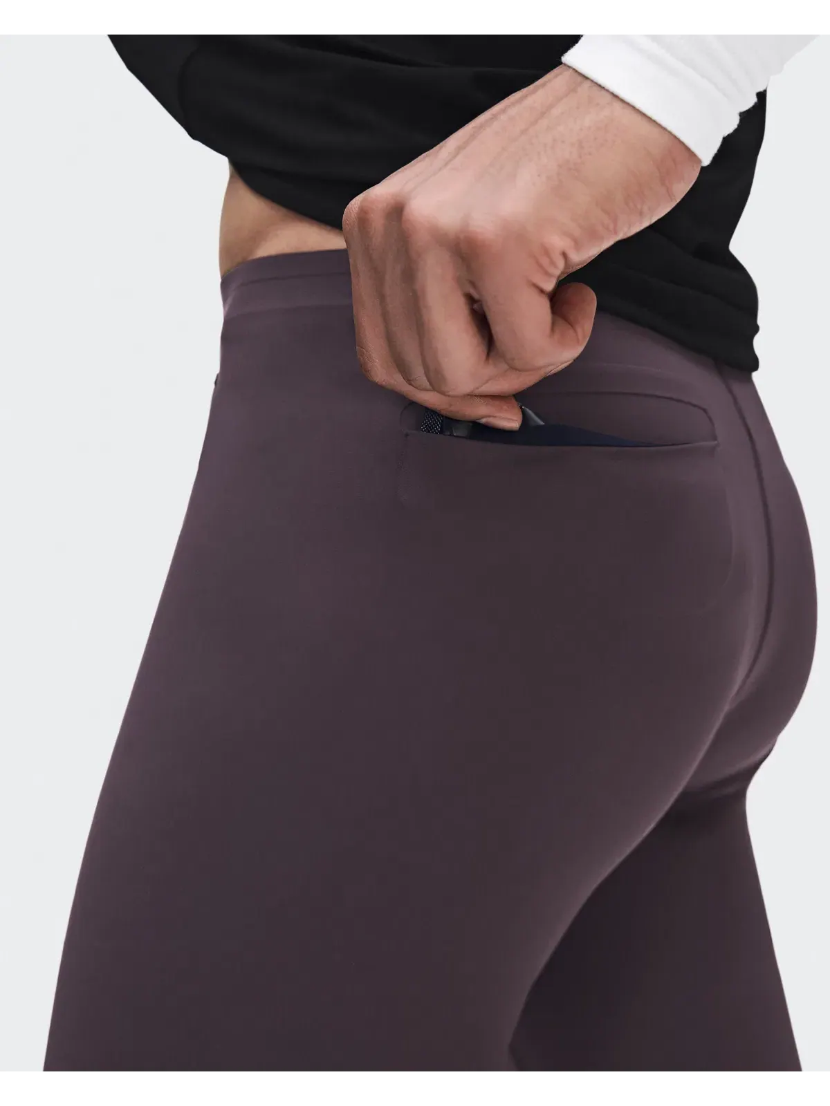 Мужские полулеггинсы беговые с принтом Zero Half Tights On, Urchin — 5