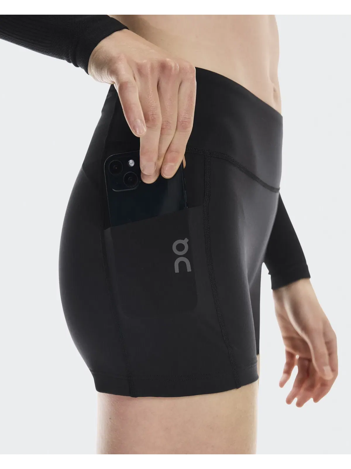 Женские беговые леггинсы с карманом для телефона 3" Performance Tights On — 8