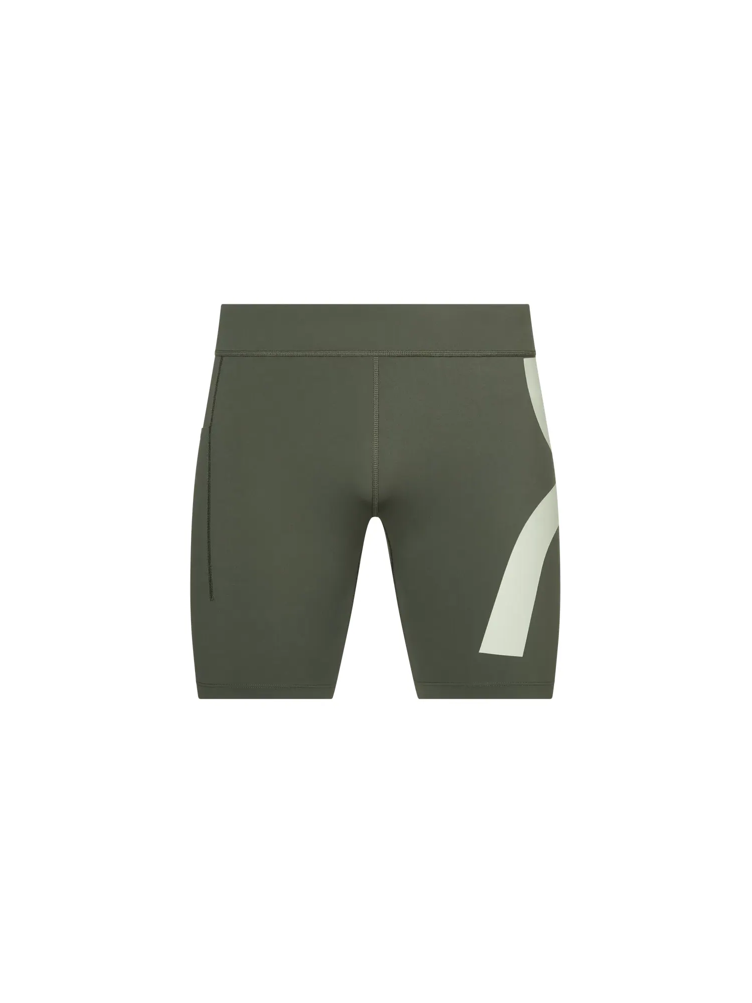 Мужские беговые тайтсы облегающие с карманами Race Half Tights LN1 On, Mire