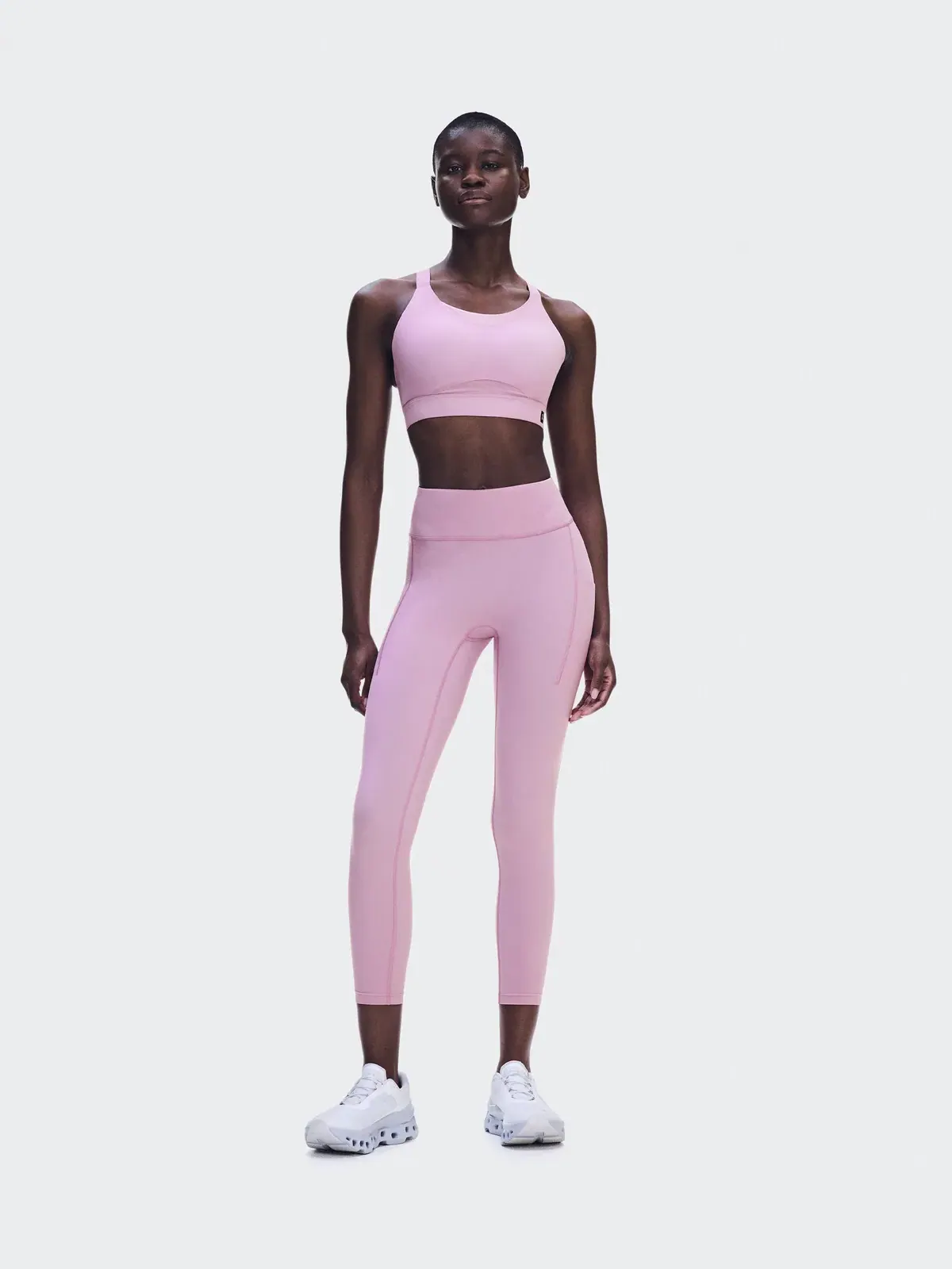 Женские леггинсы для бега 7/8 с карманами Performance Tights 7/8 On, Sakura — 2