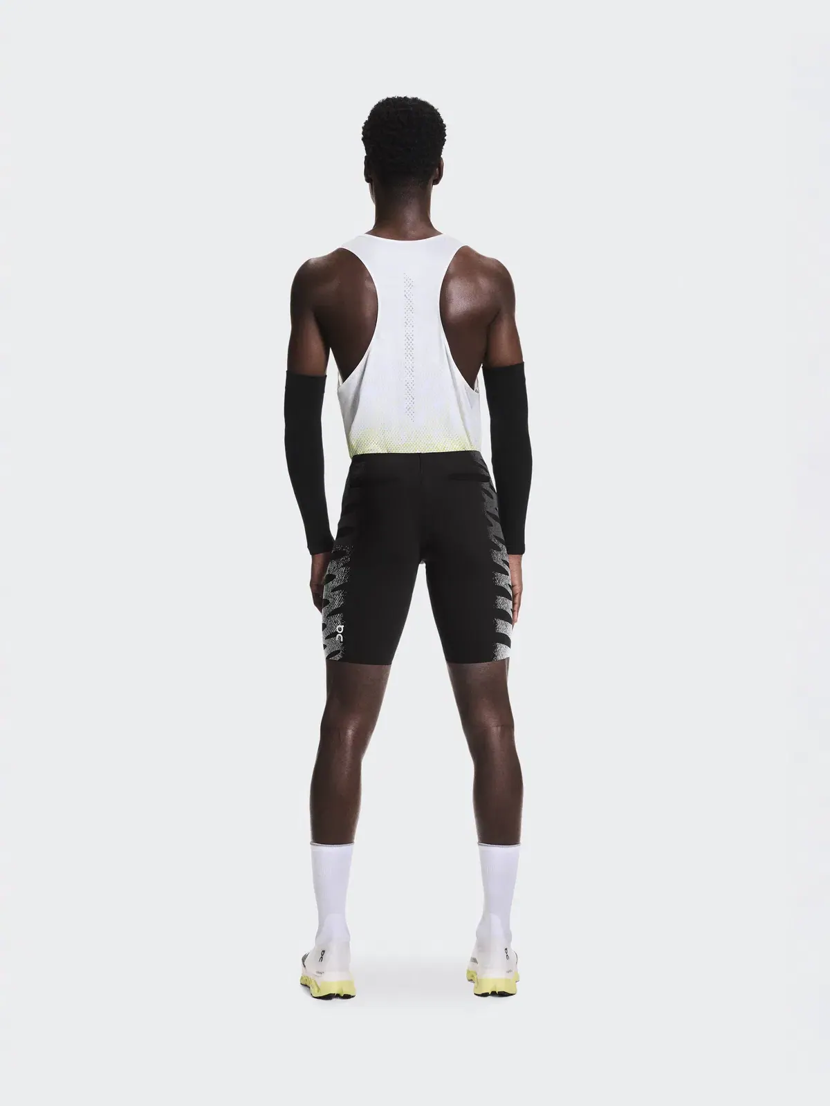 Мужские полулеггинсы беговые с принтом Zero Half Tights On — 3
