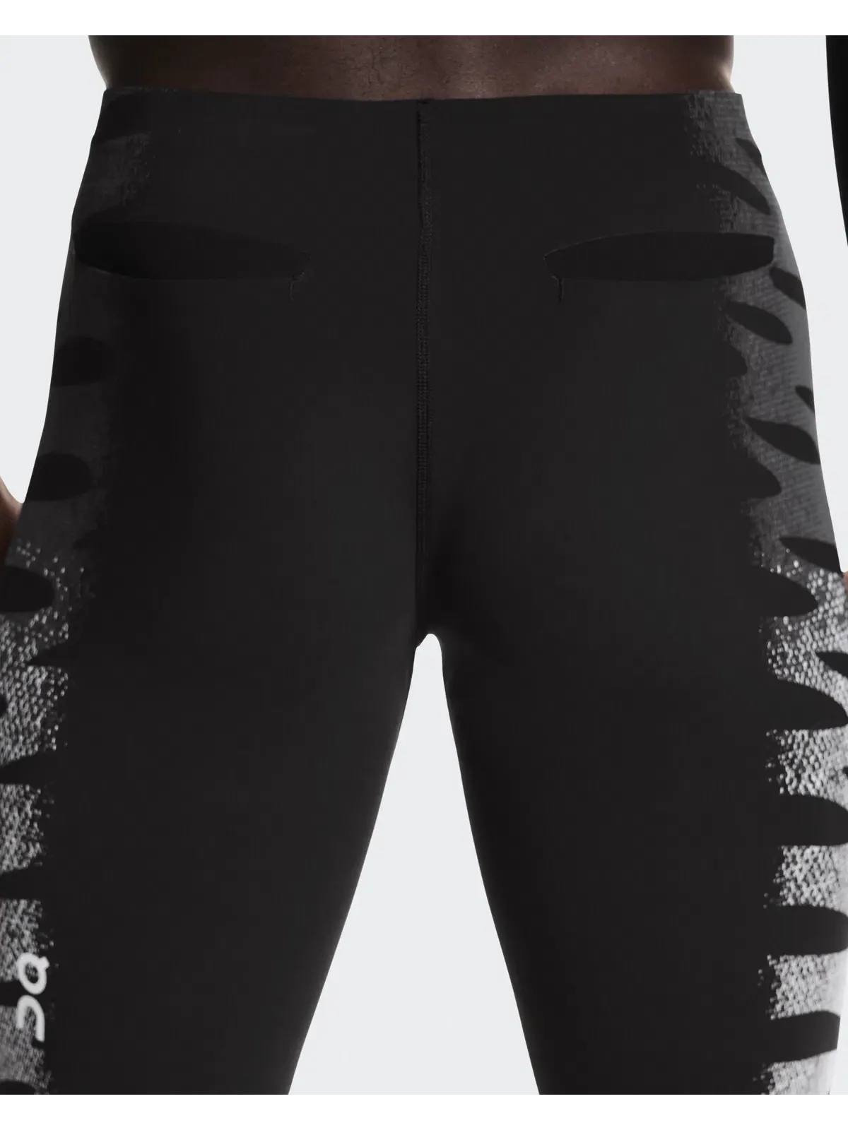 Мужские полулеггинсы беговые с принтом Zero Half Tights On — 6