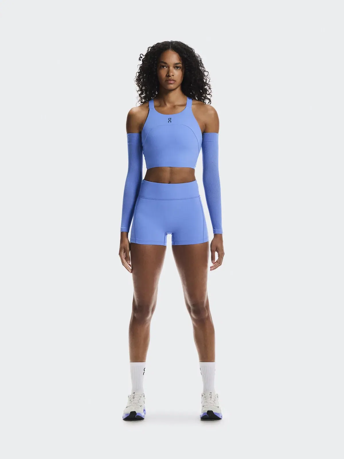 Женские беговые леггинсы с карманом для телефона 3" Performance Tights On, Sailor — 2