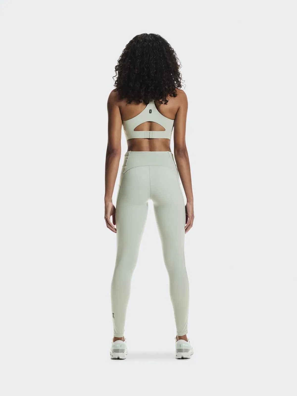 Женские беговые леггинсы с карманами Performance Tights On, Tin — 3