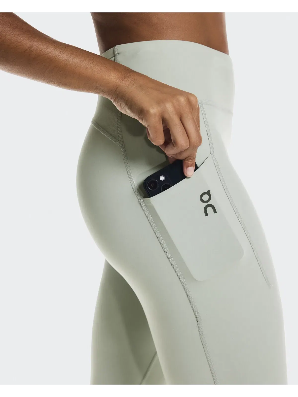 Женские беговые леггинсы с карманами Performance Tights On, Tin — 6