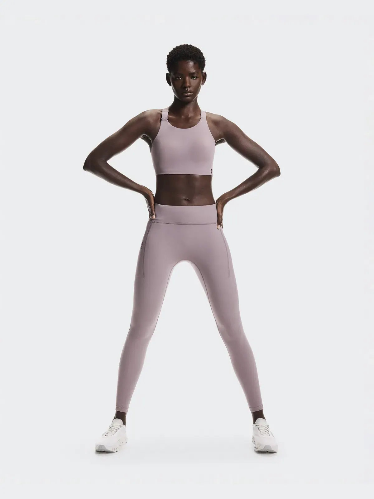Женские беговые леггинсы с карманами Performance Tights On, Heron — 4