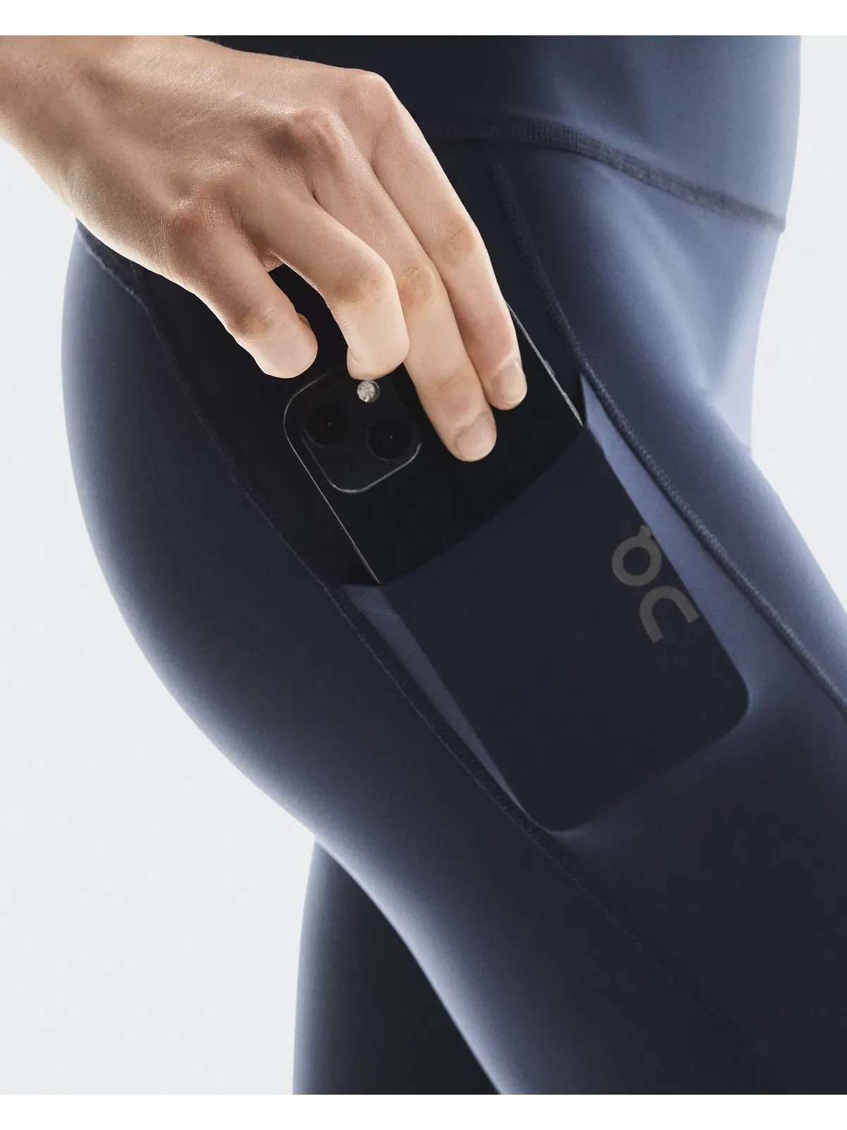 Женские леггинсы для бега 7/8 с карманами Performance Tights 7/8 On — 7