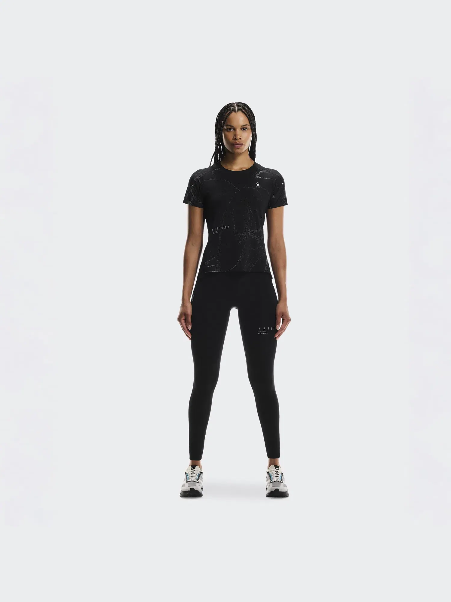 Женские беговые леггинсы утепленные с светоотражающими деталями Performance Tights Lumos On — 9