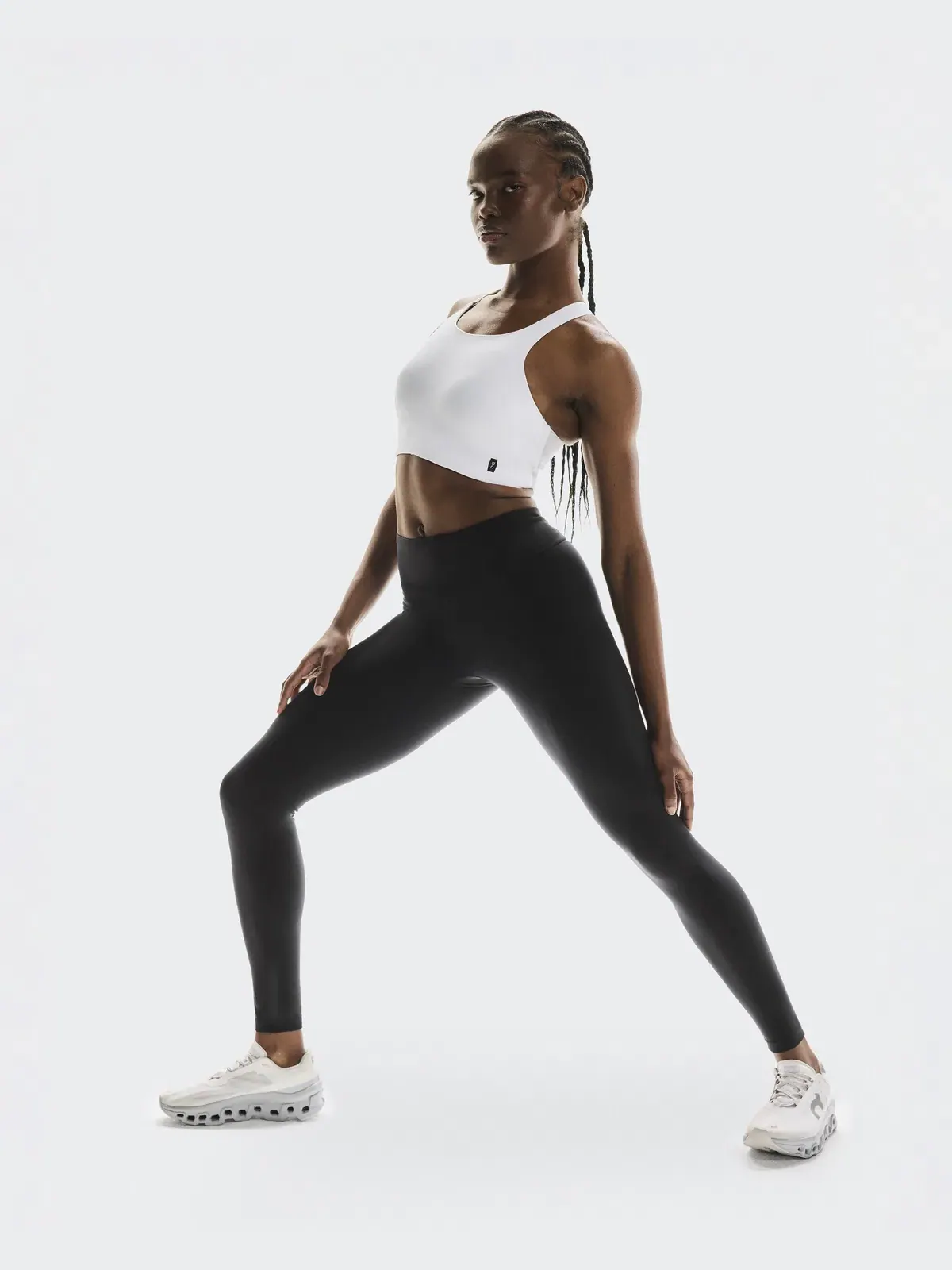 Женские леггинсы для бега облегающие Core Tights On — 7