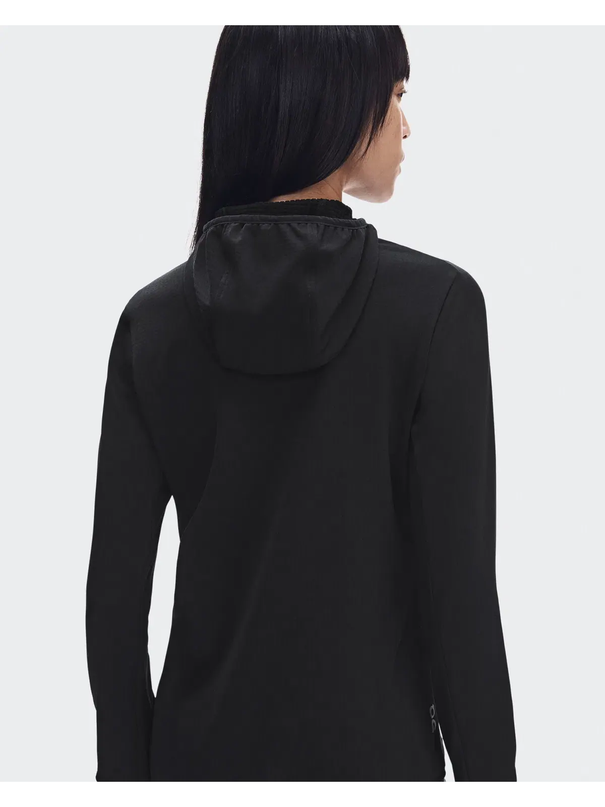 Женское худи с капюшоном утепленное Climate Zip Hoodie On — 8
