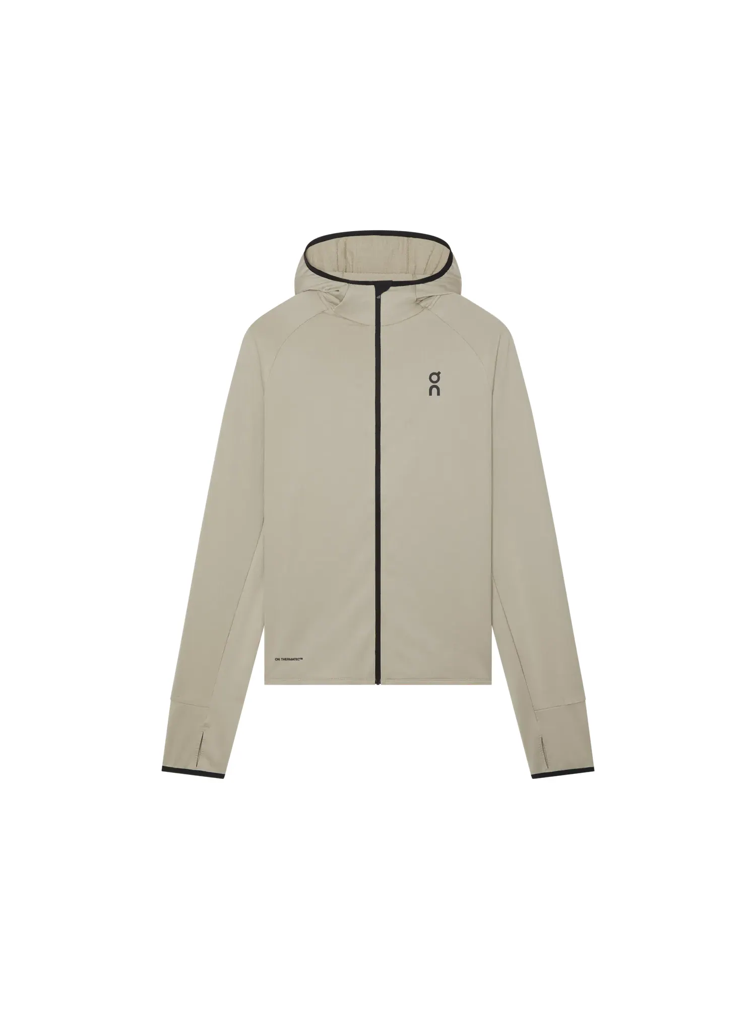 Мужское худи с капюшоном на молнии утепленное Climate Zip Hoodie On, Brume