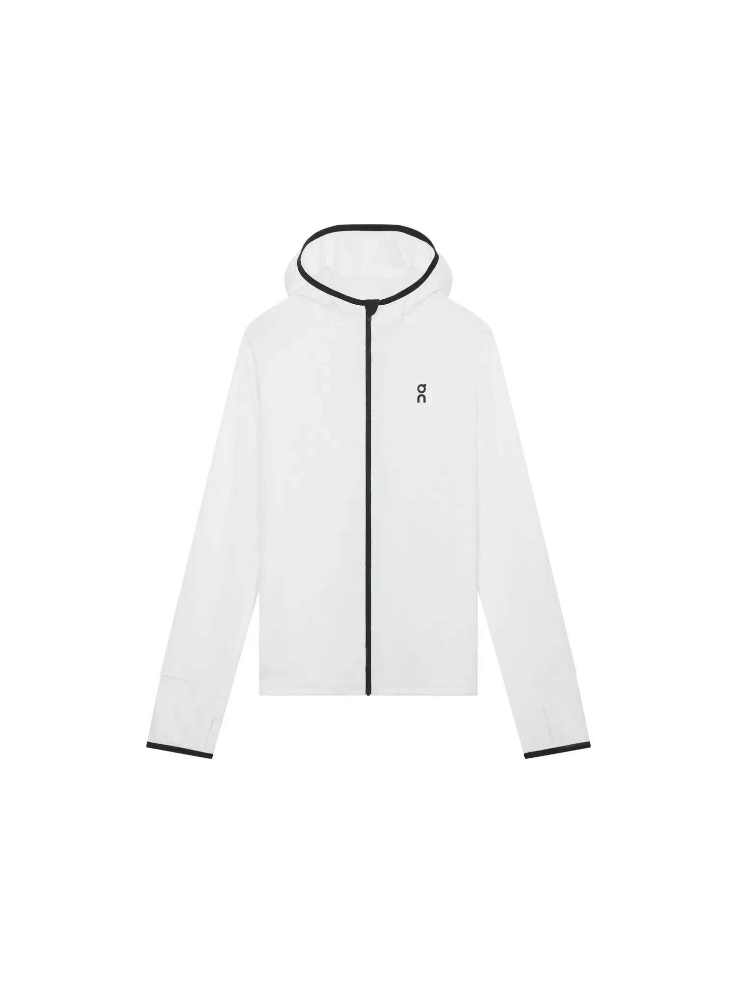 Женское худи с капюшоном на молнии утепленное Climate Zip Hoodie On White
